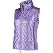 Mrs. Ros Gilet Sans Manches Lavender Fields Glossy Femme Violet