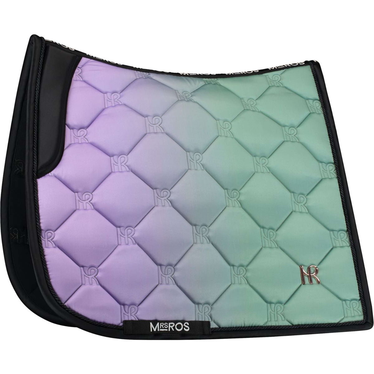 Mrs. Ros Tapis de Selle Charmer Fade Lavender Fields Dressage Vert