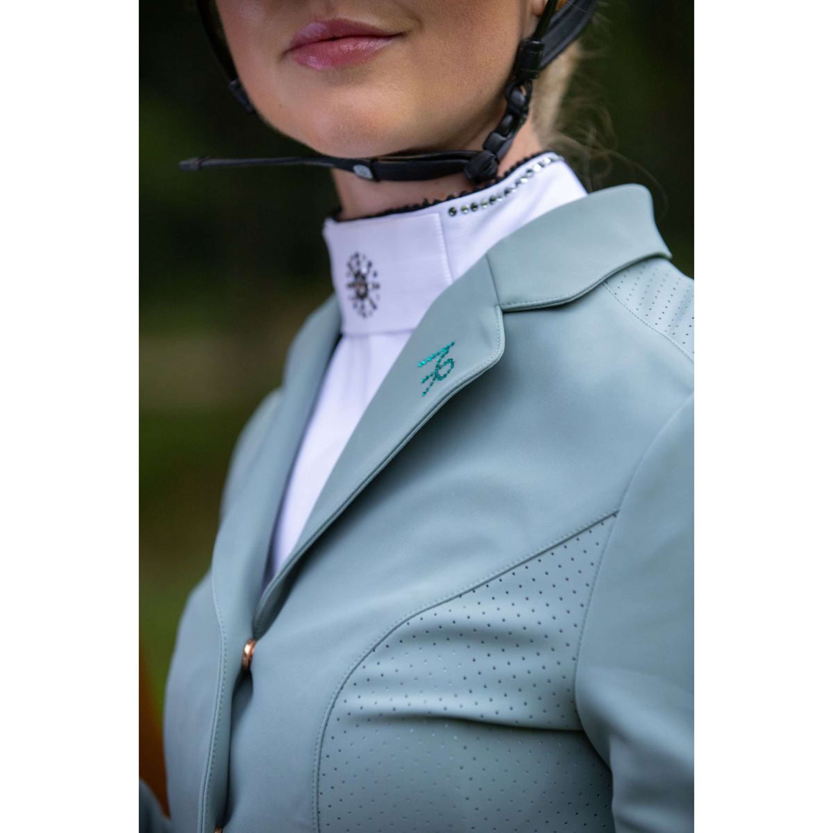 Mrs. Ros Petite Veste de Concours Lavender Fields Femme Vert