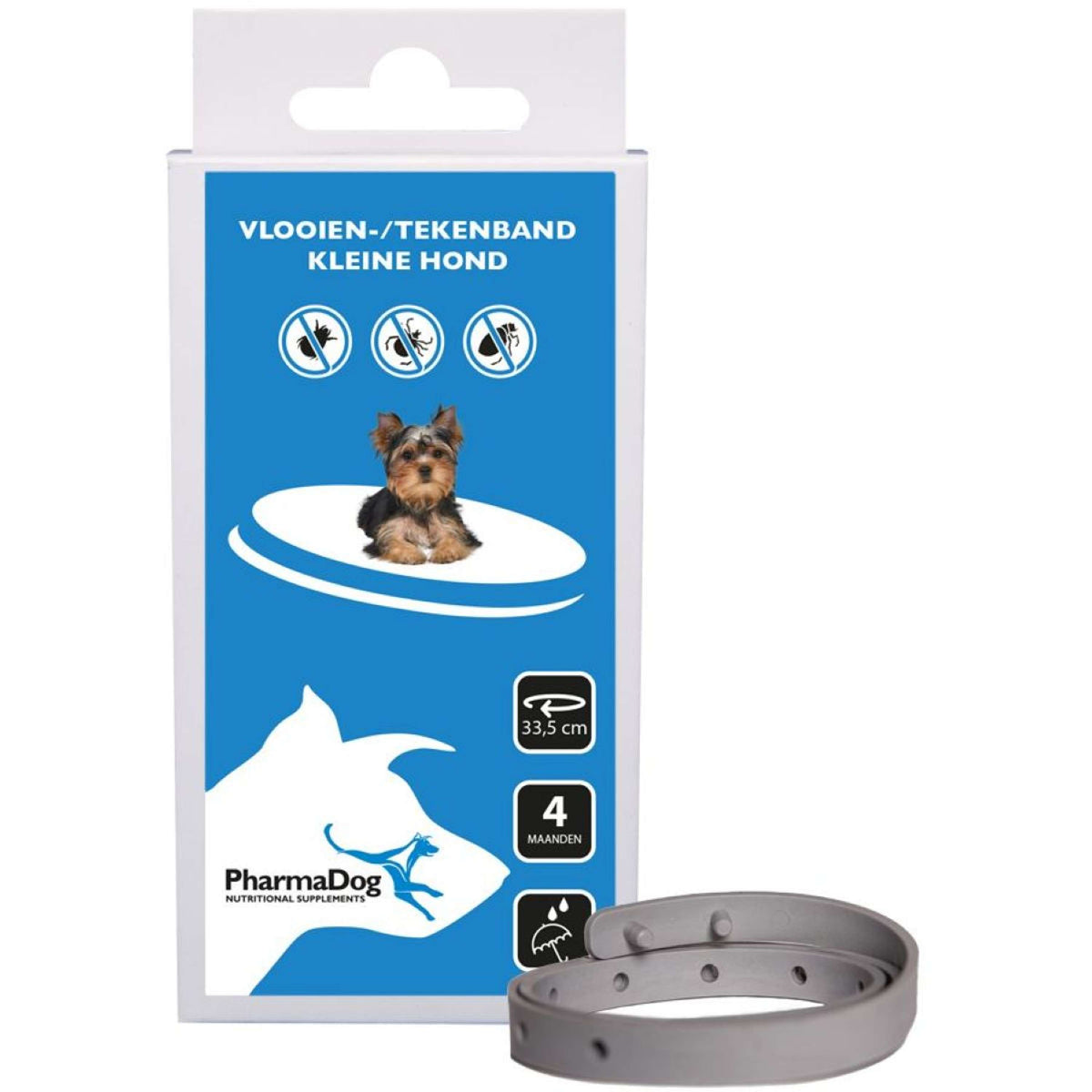 PharmaDog Collier Anti-Puces et Anti-Tiques Petit Chien