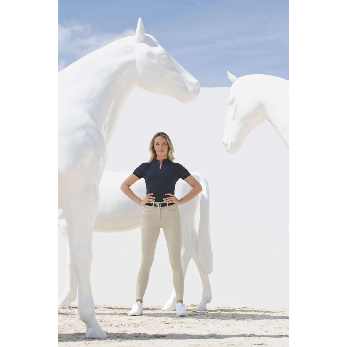 Pikeur Pantalon d'Équitation Sebiha Full Grip Vanilla Cream