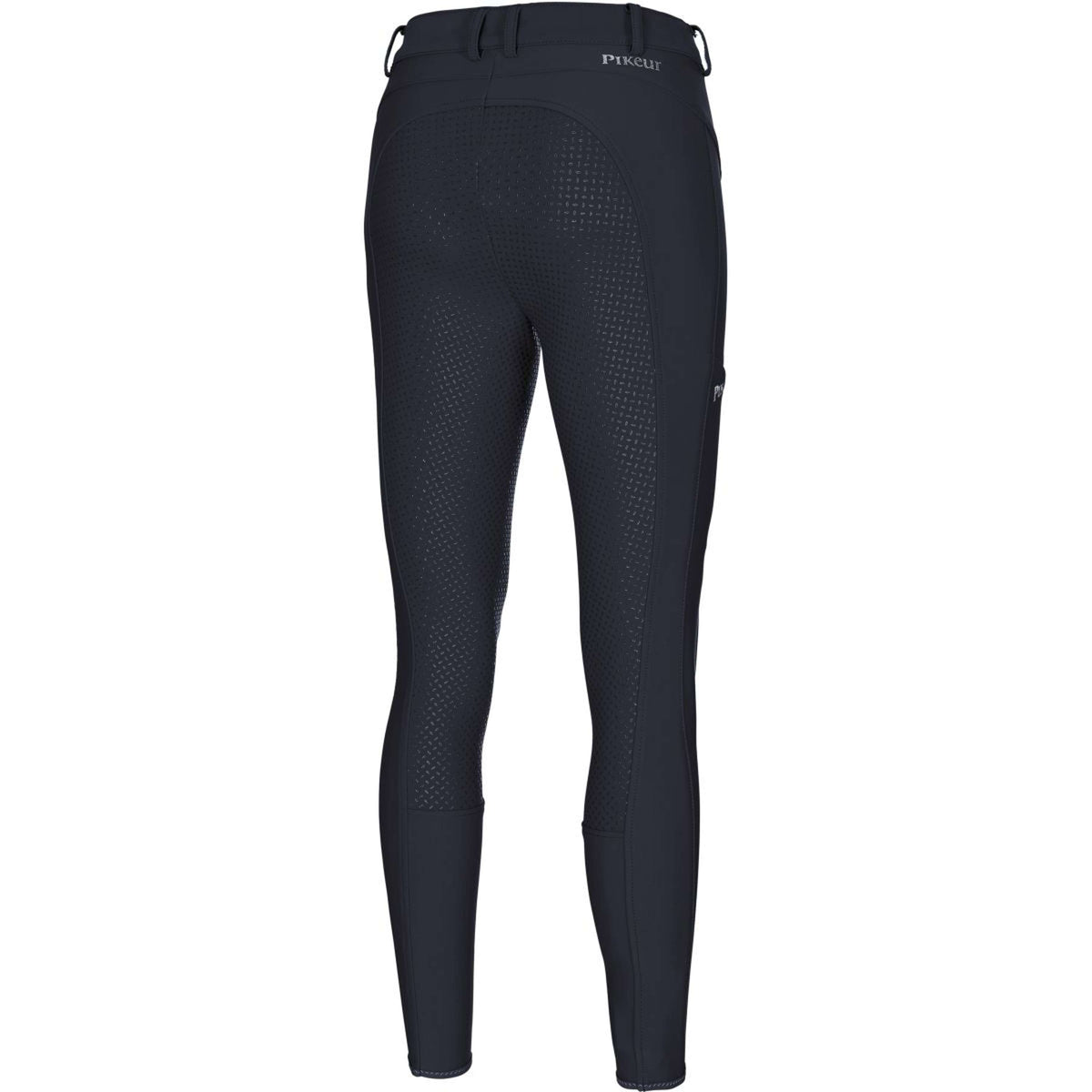 Pikeur Pantalon d'Équitation Tessa Softshell Full Grip Gris foncé