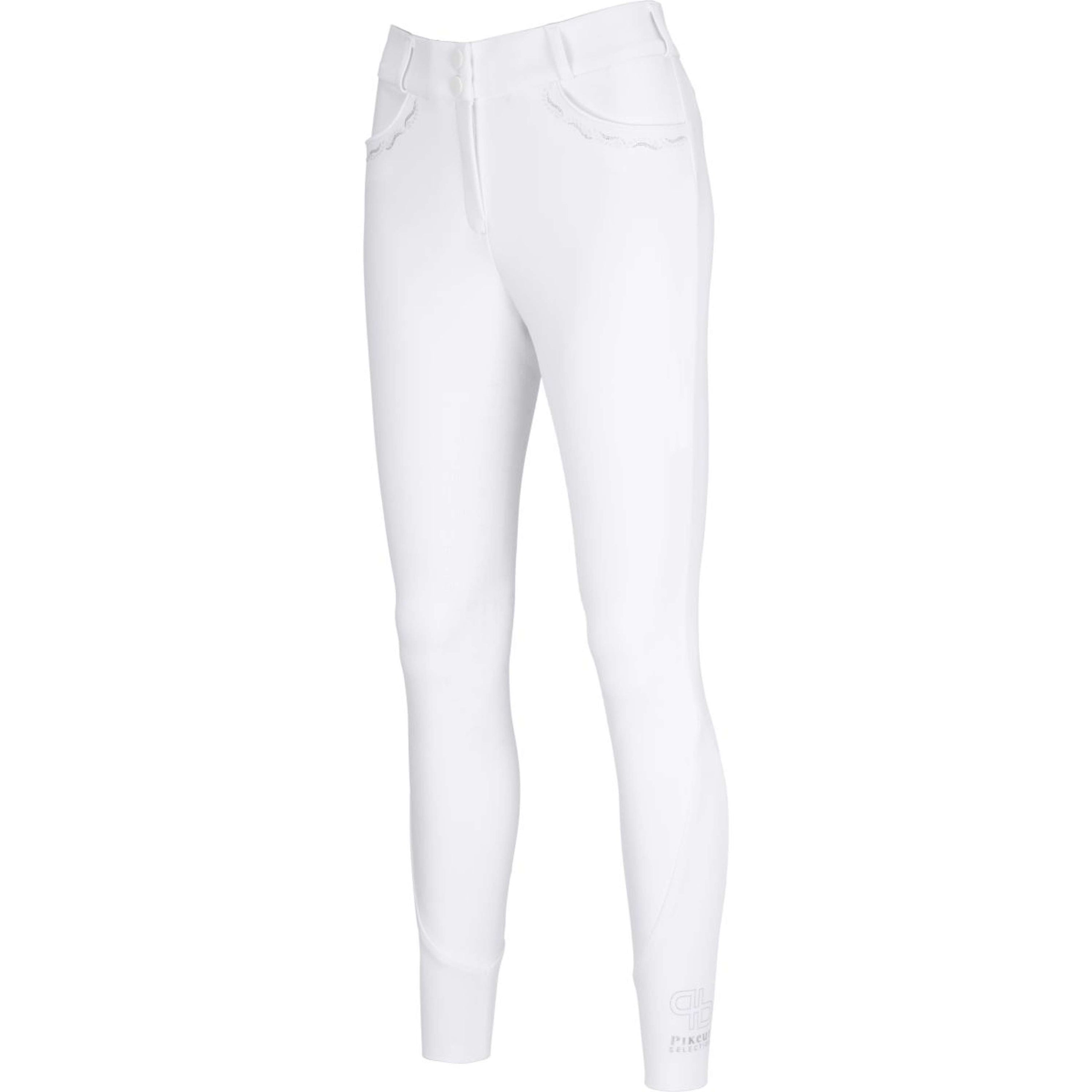 Pikeur Pantalon d'Équitation Ceelina Full Grip Silicon Blanc