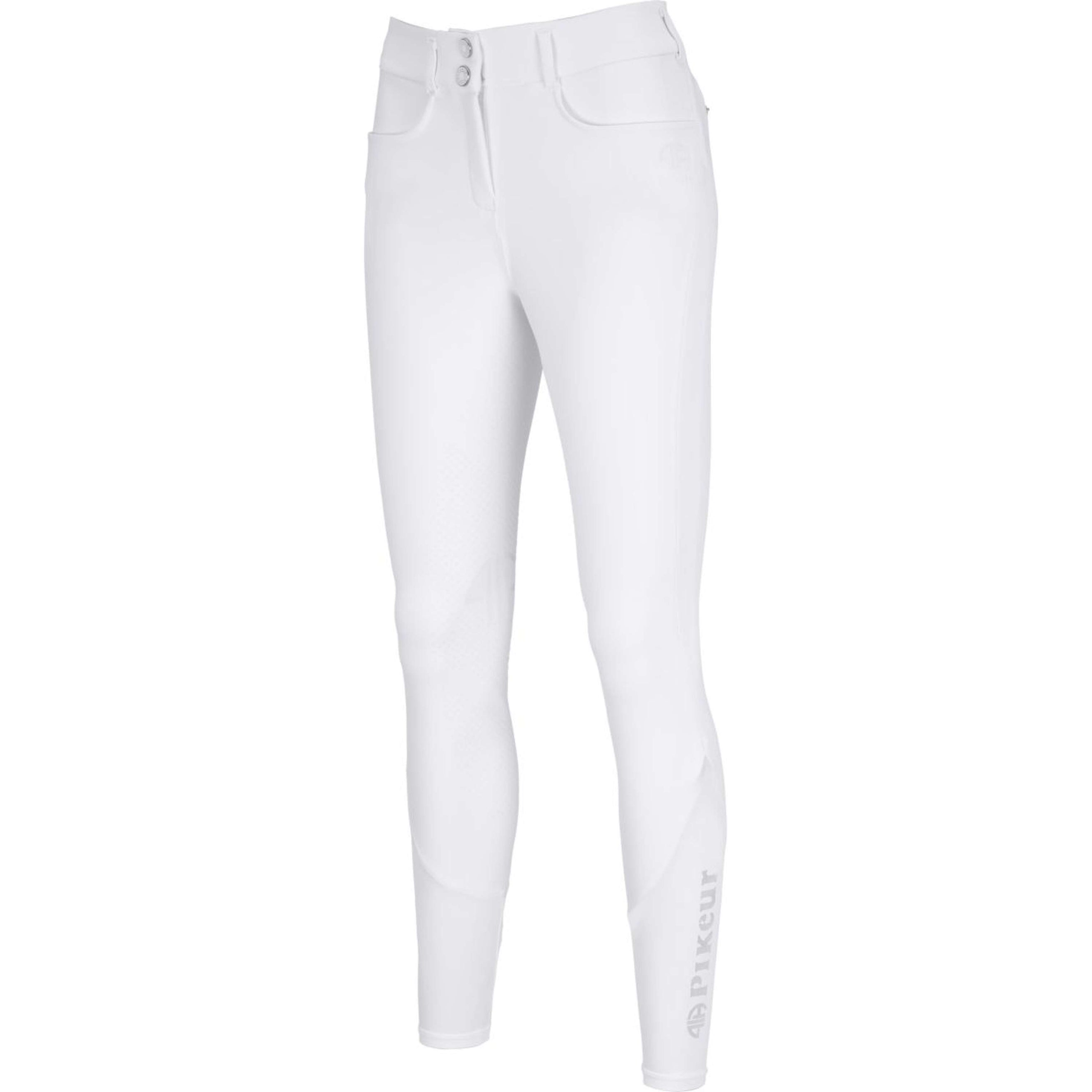 Pikeur Pantalon d'Équitation Camie Full Grip Silicon Blanc