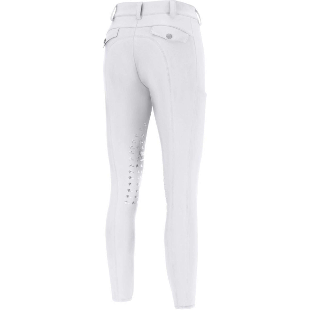 Pikeur Pantalon d'Équitation Romy SD Prise de Genou Blanc