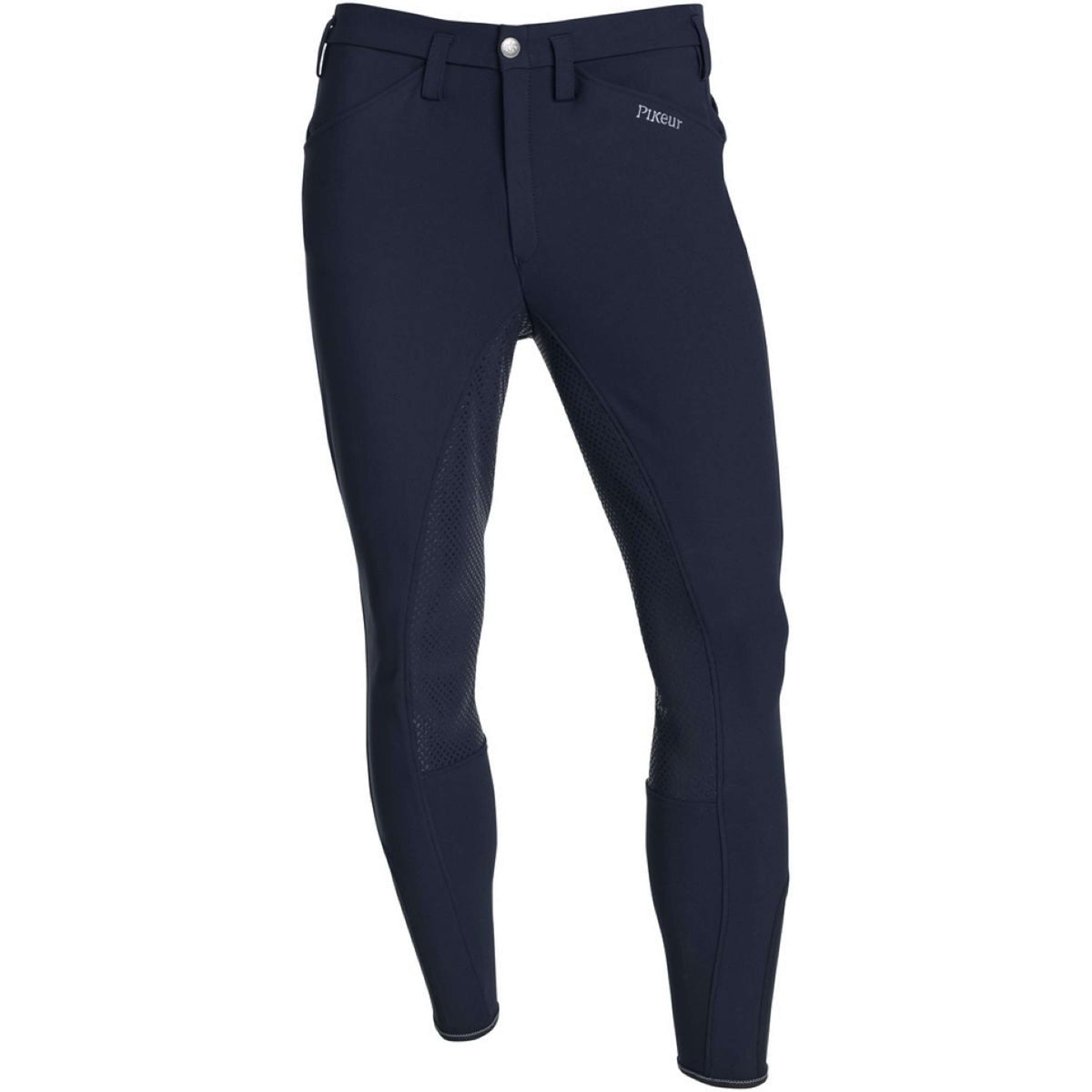 Pikeur Pantalon d'Équitation Rossini Softshell Full Grip Nightblue