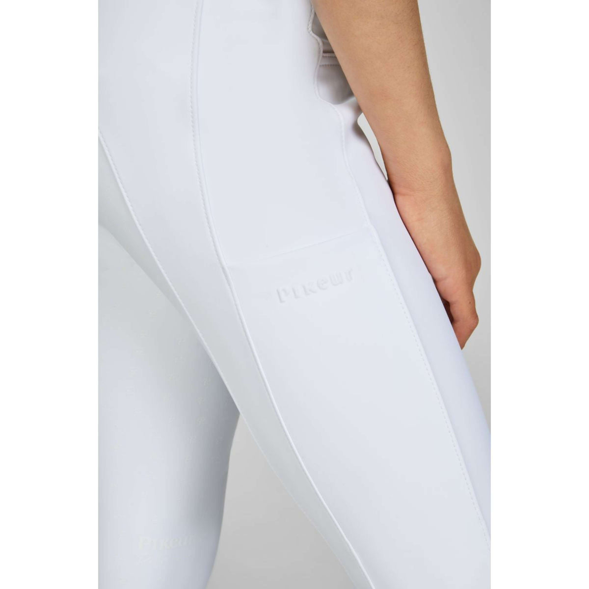 Pikeur Pantalon d'Équitation New Braddy SD Full Grip Blanc