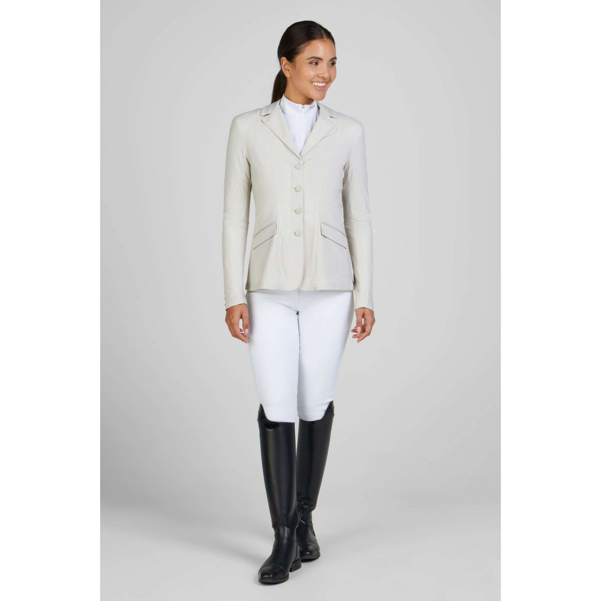 Pikeur Petite Veste de Concours Klea Pepita Ivoire