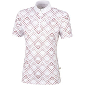 Pikeur T-shirt de Concours Kamilla White/Noble Rose