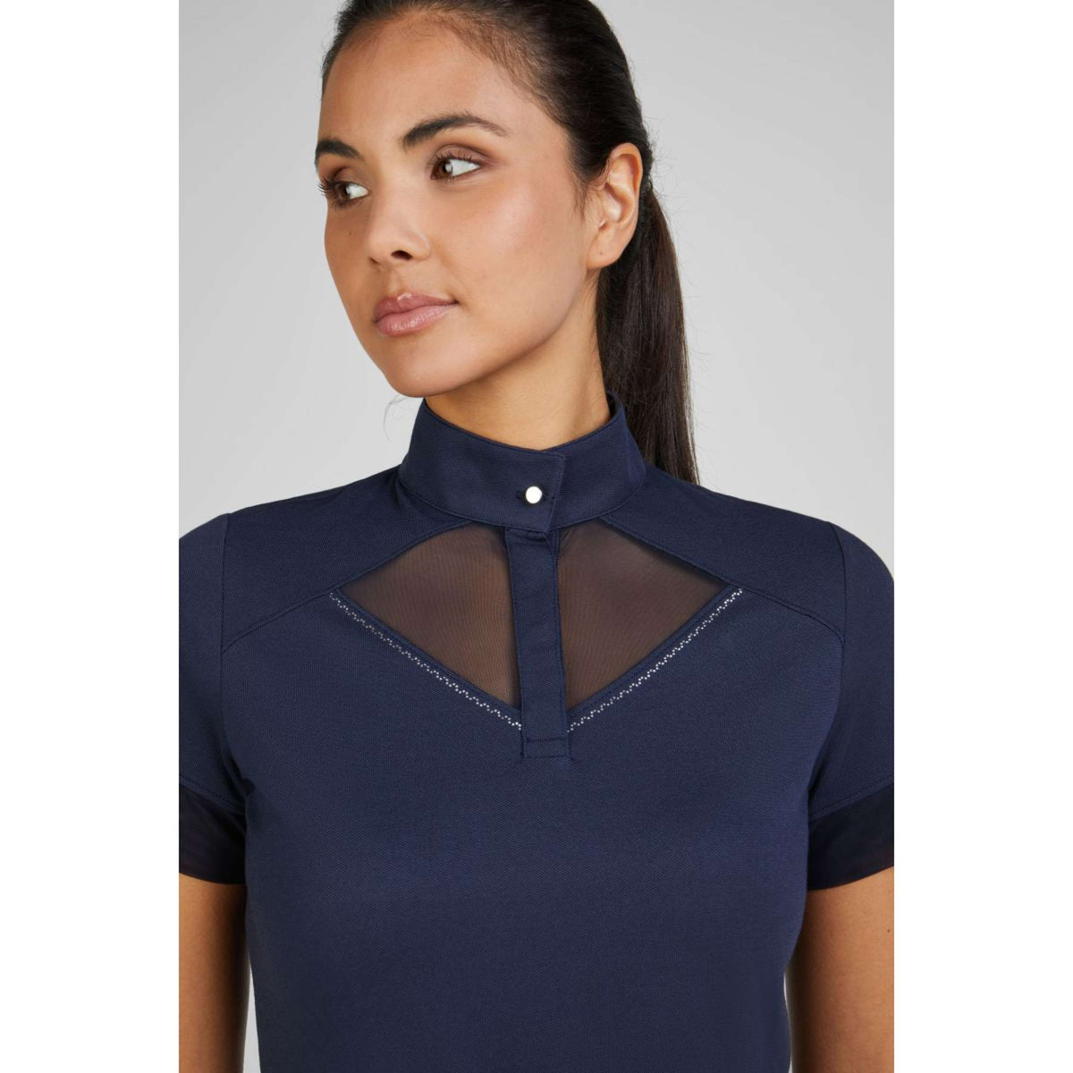 Pikeur T-shirt de Concours Sports Pique Nightblue