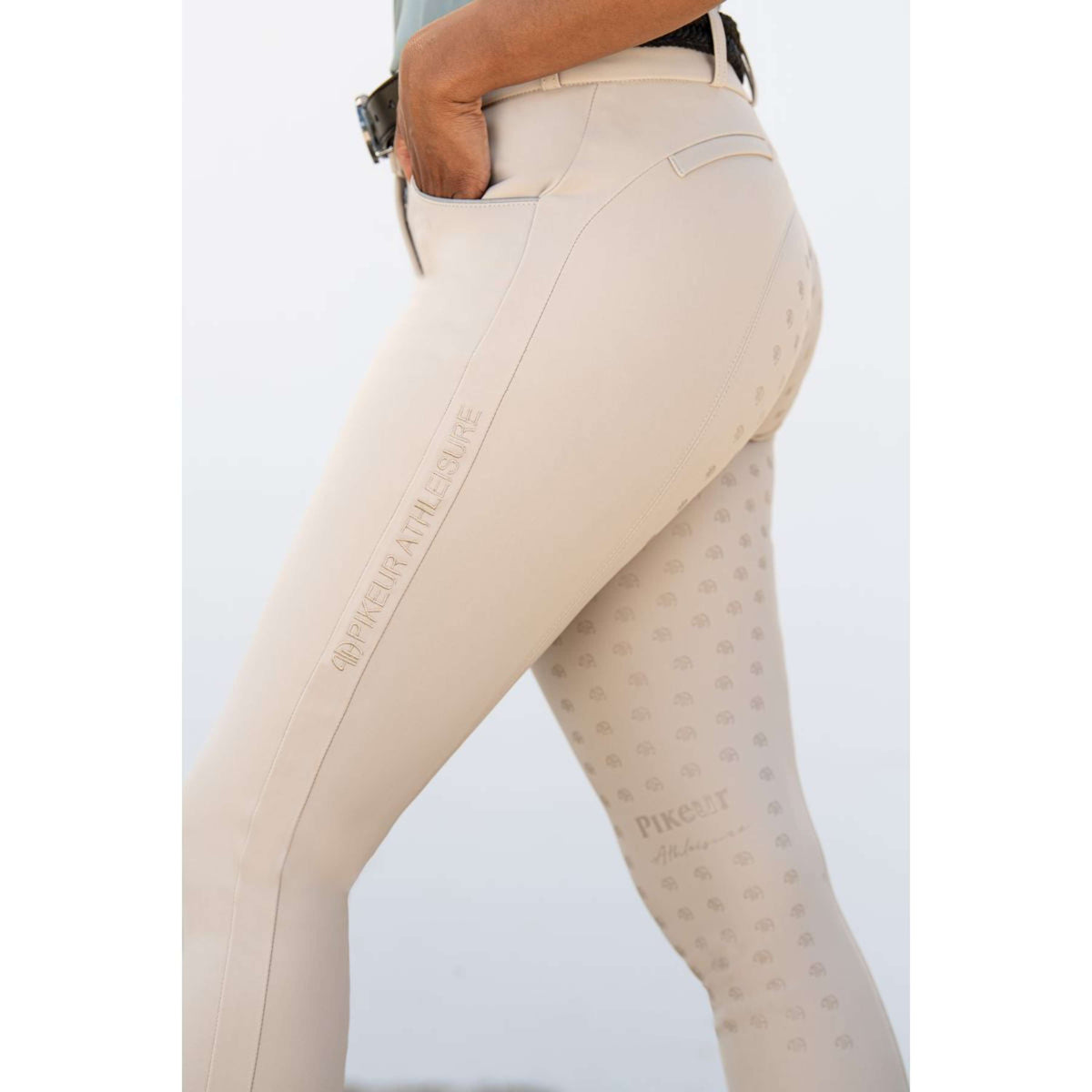 Pikeur Pantalon d'Équitation New 4 way stretch Full Grip Vanilla Cream