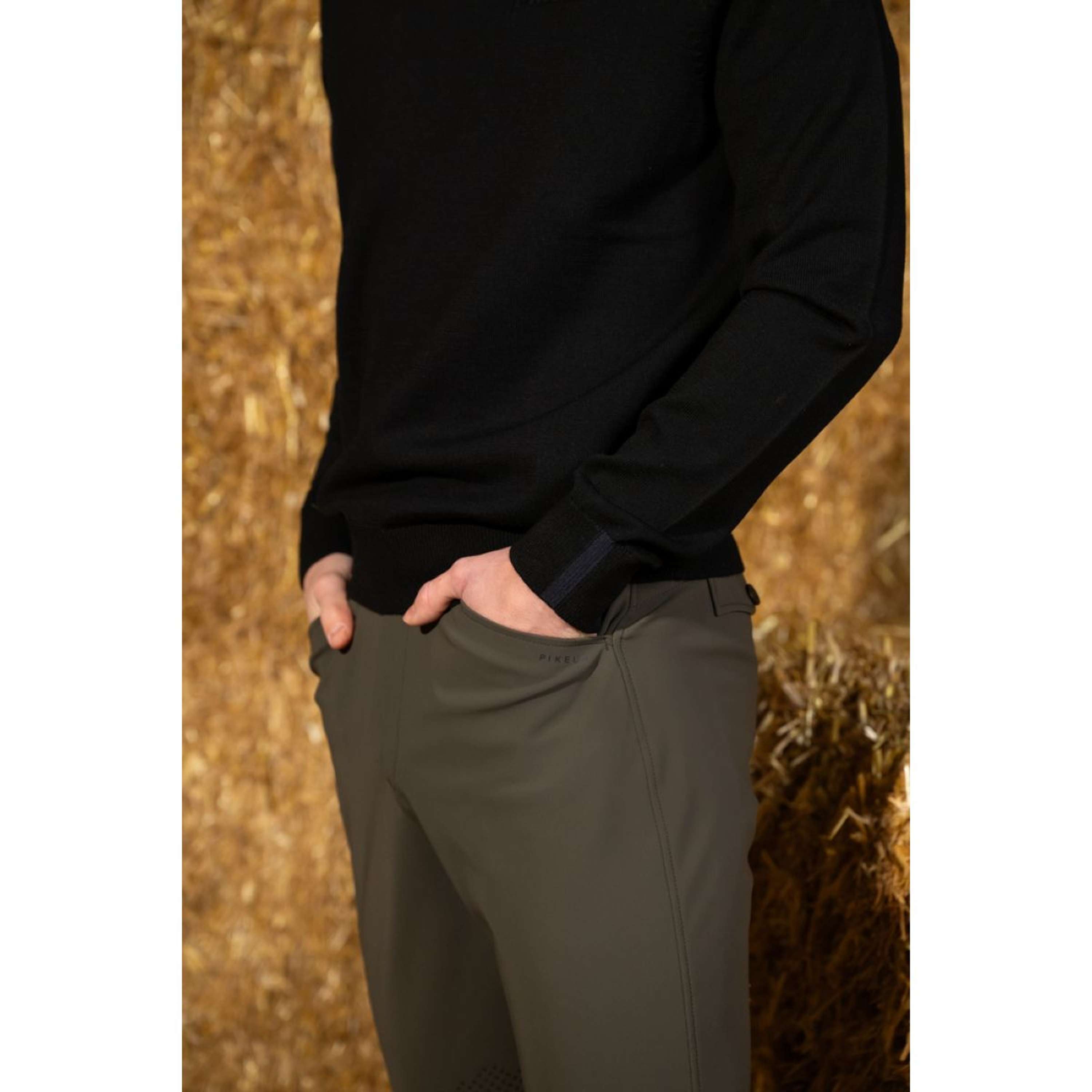 Pikeur Pantalon d'Équitation New Rodrigo SD KN Hommes Deep Khaki