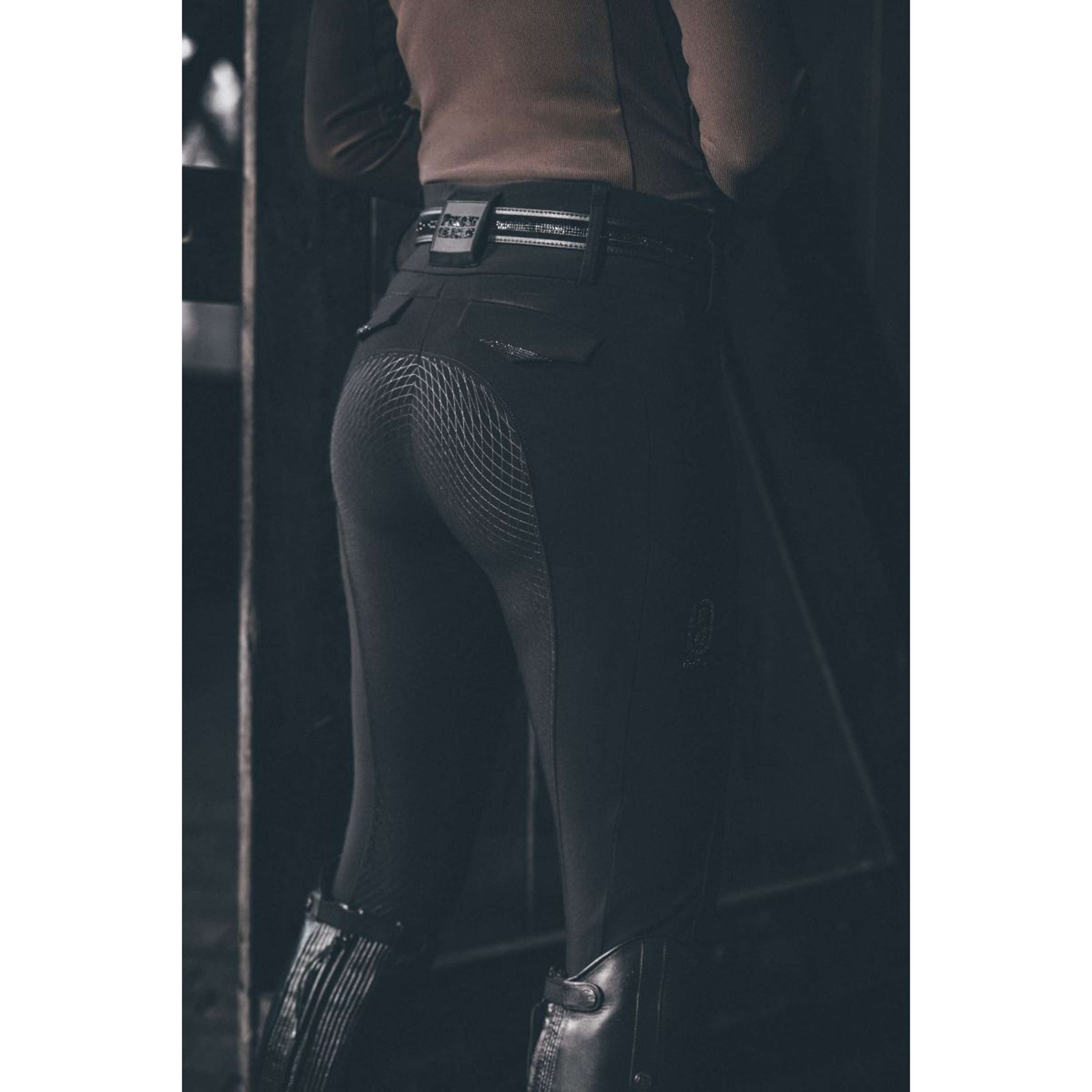 Pikeur Pantalon d'Équitation Cantira MatrixGripTec Highwaist Full Grip Noir