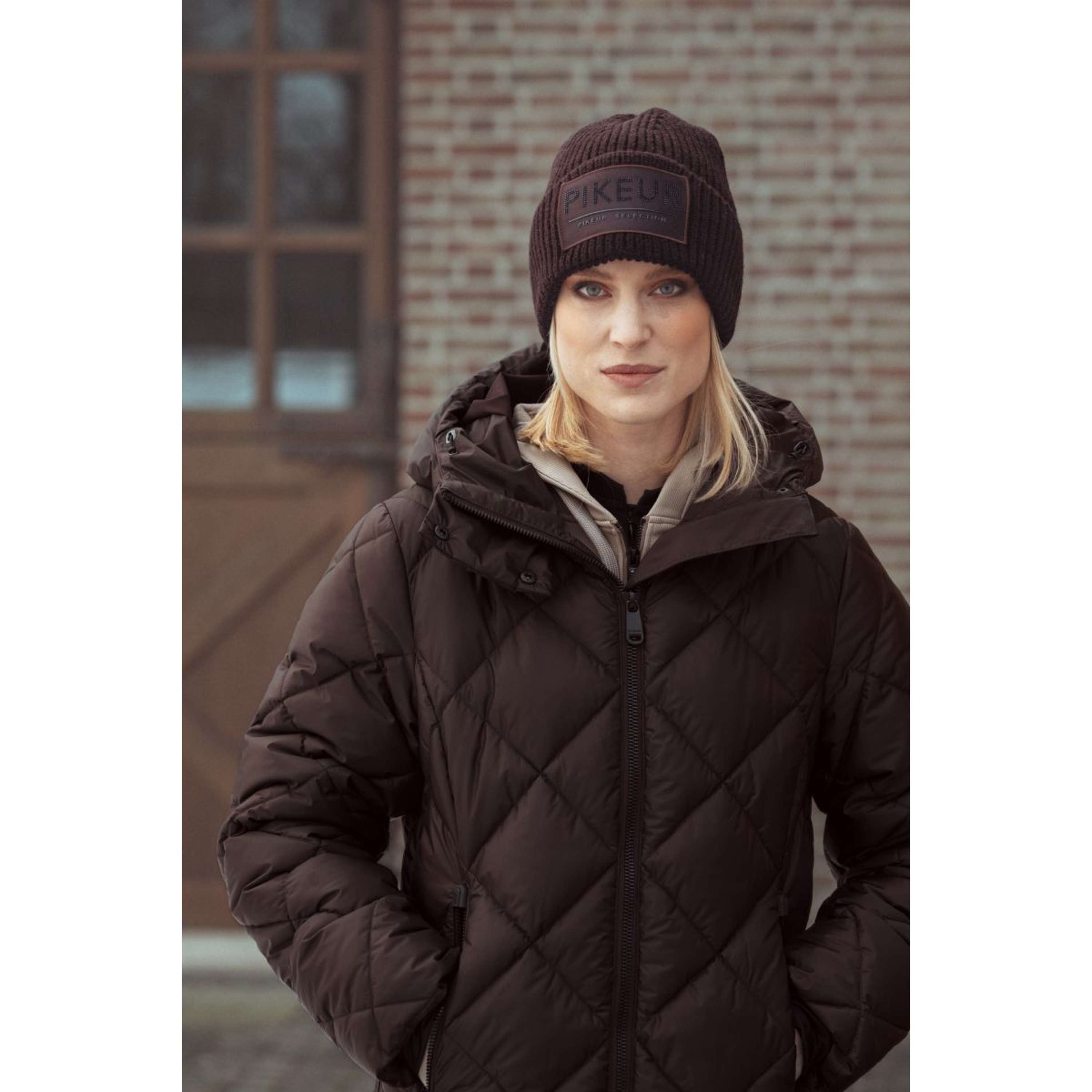 Pikeur Veste Longue QuiltDiamond Selection AW26 Marron chocolat