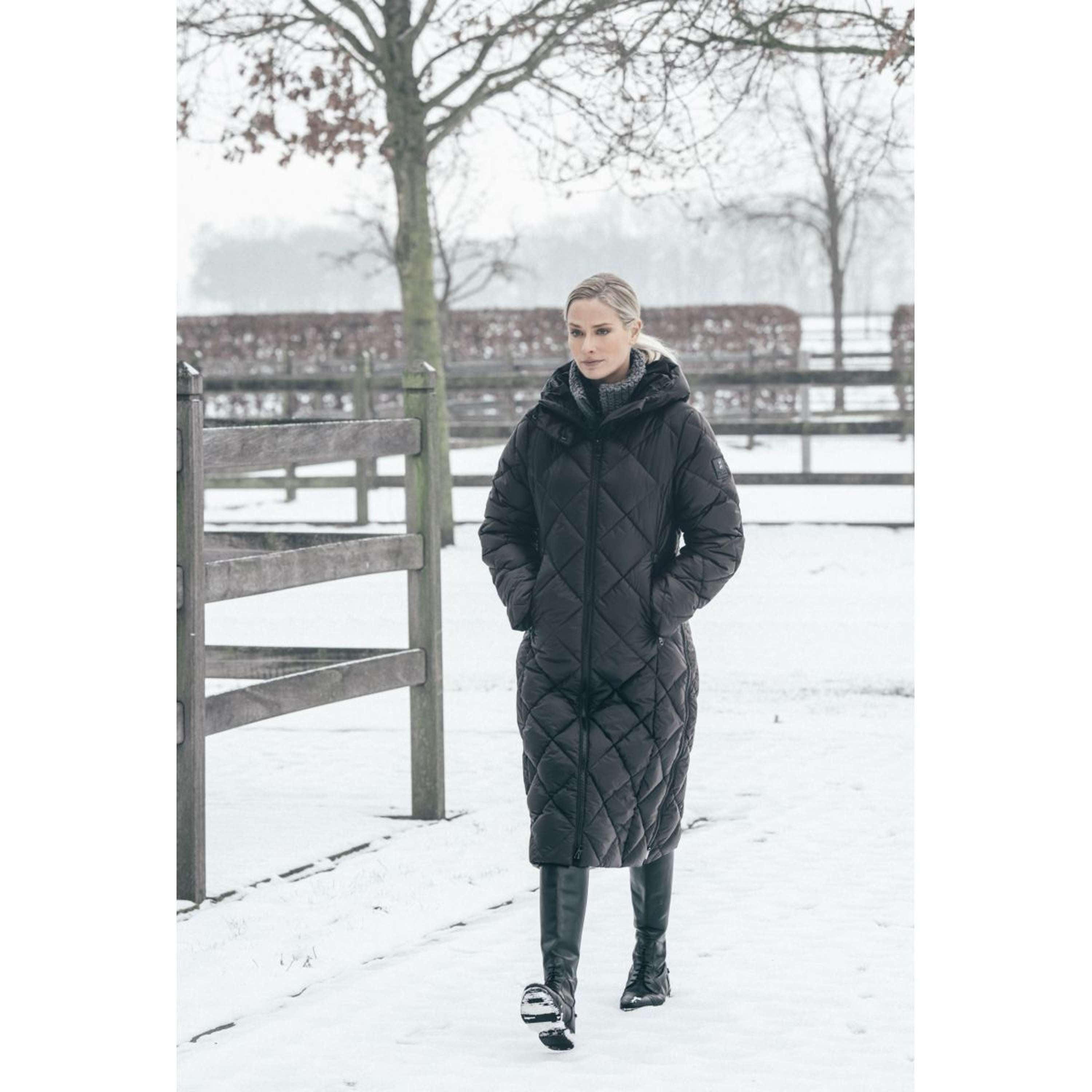Pikeur Veste Longue QuiltDiamond Selection AW26 Noir