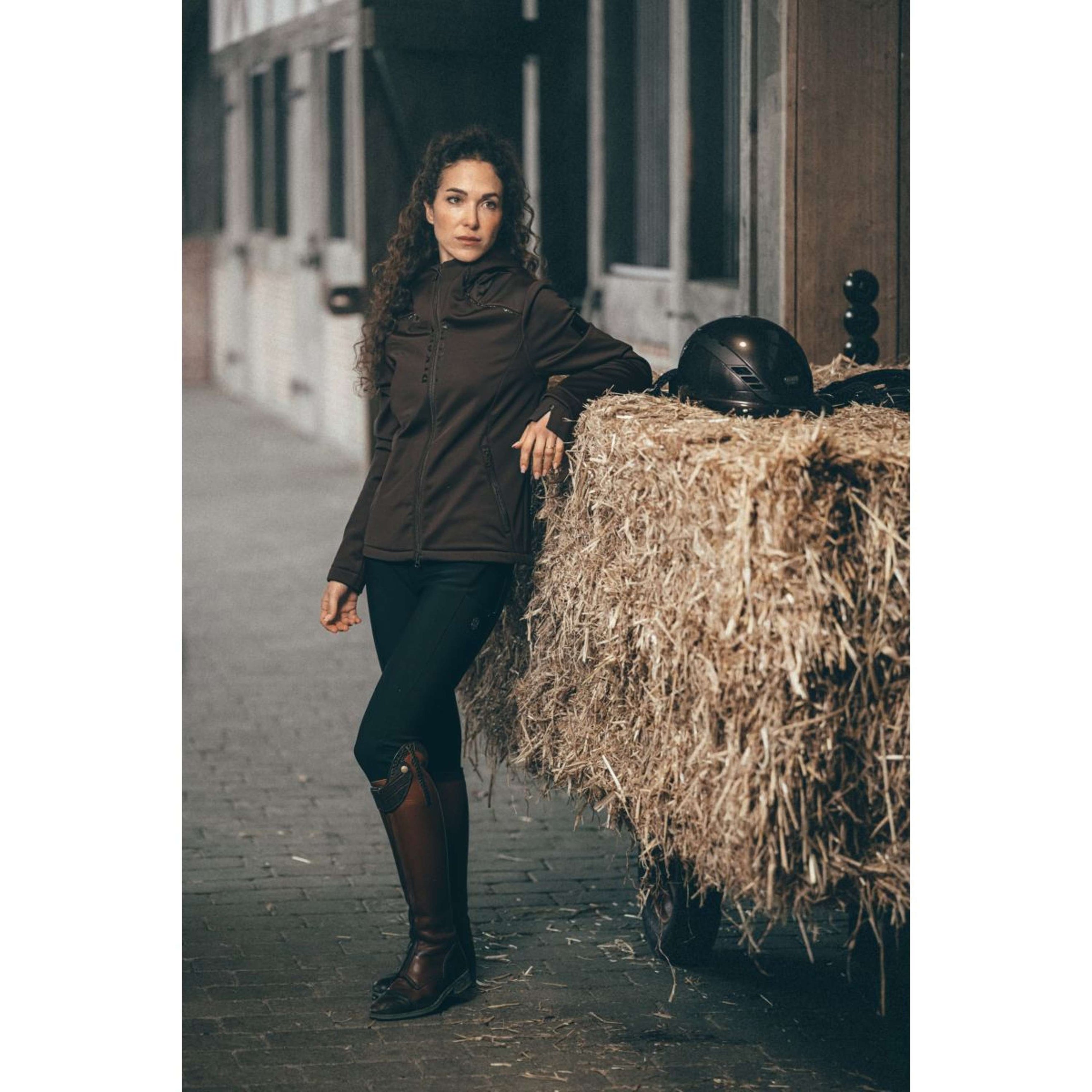 Pikeur Blouson TechVelvet Fleece AW26 Marron chocolat