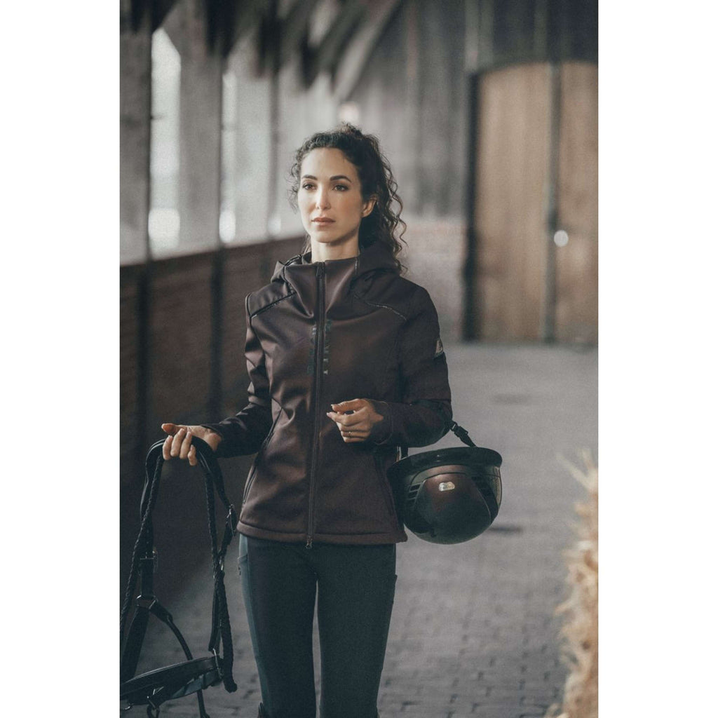 Pikeur Blouson TechVelvet Fleece AW26 Marron chocolat