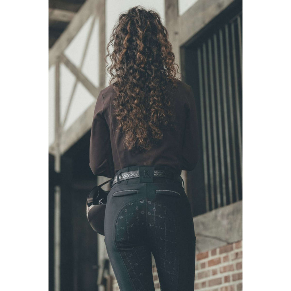 Pikeur Pantalon d'Équitation Linnet GripTec SO Highwaist Full Grip Noir