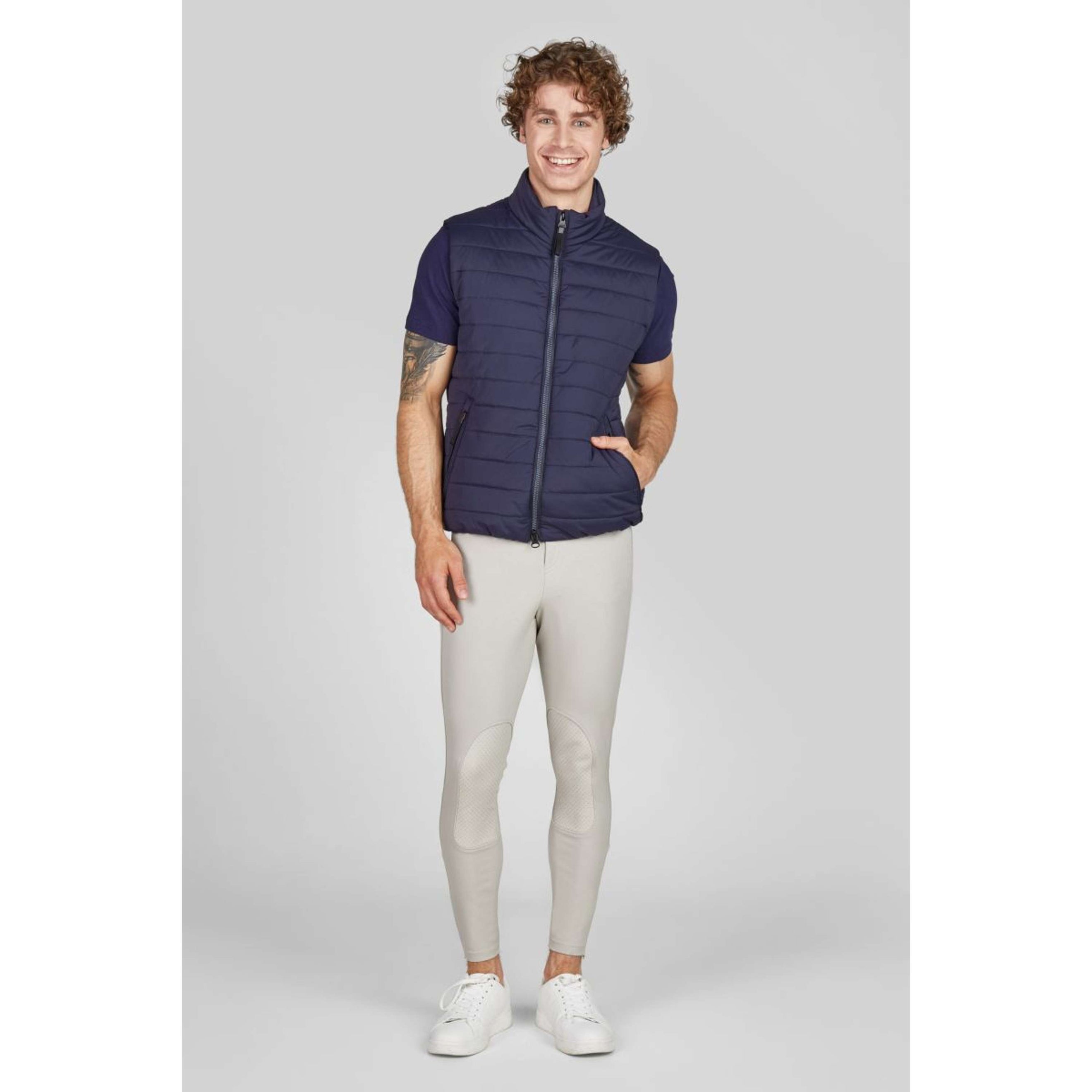 Pikeur Bodychauffant Quilted Hommes Nightblue Pikeur Bodychauffant Quilted Hommes Nightblue