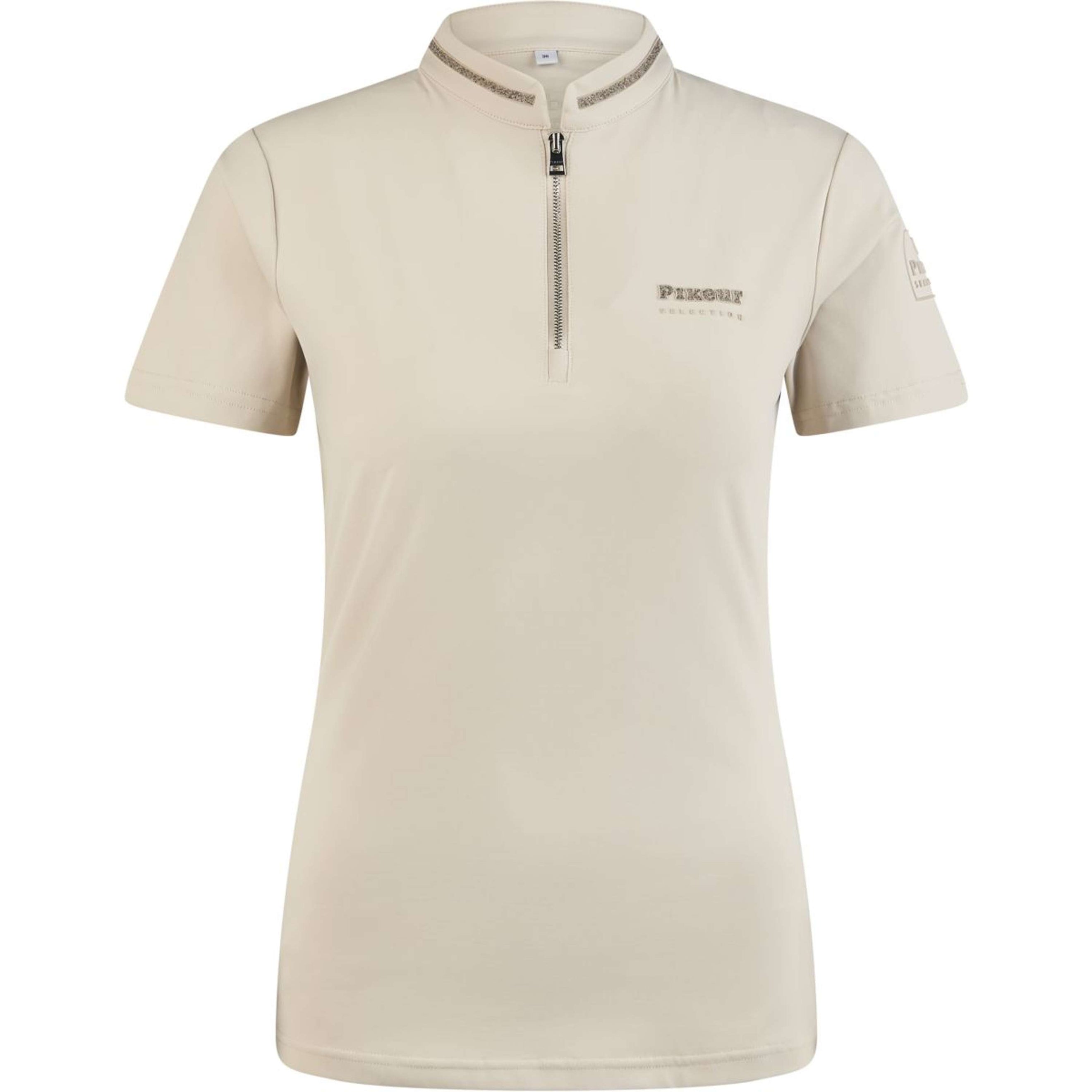 Pikeur T-Shirt Function Zip SS26 Pearl Gray