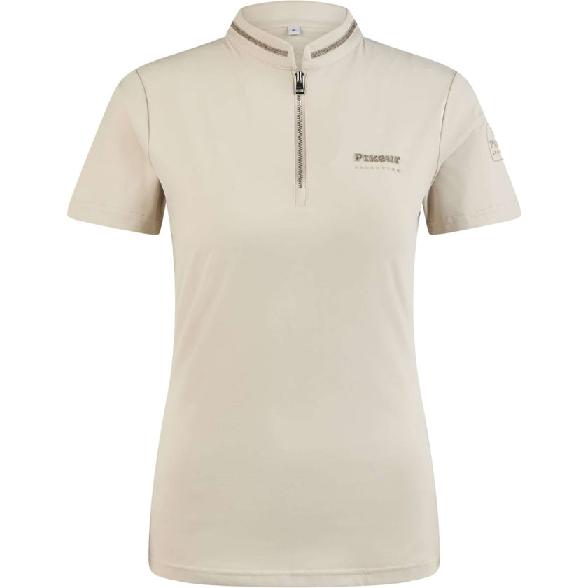Pikeur T-Shirt Function Zip SS26 Pearl Gray