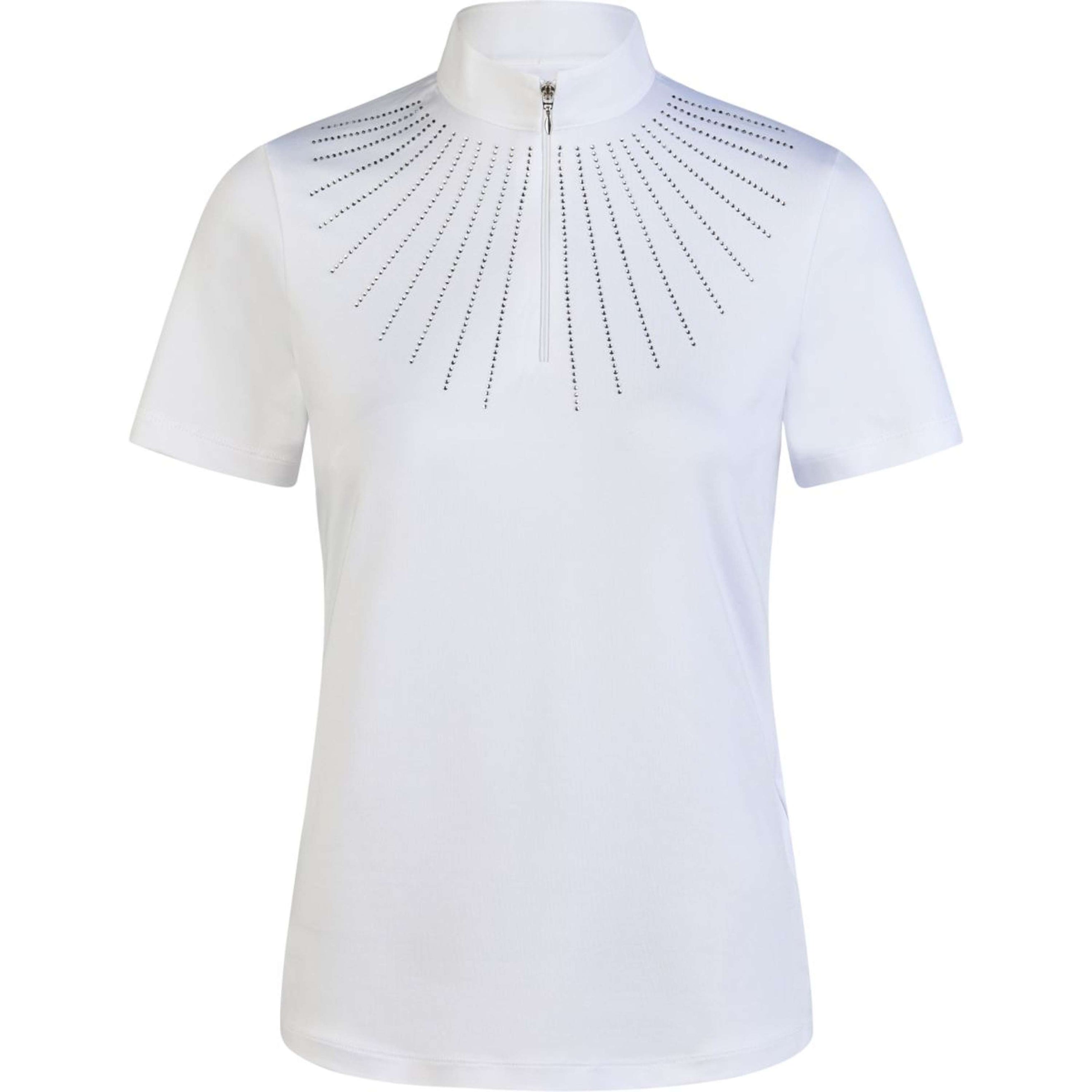 Pikeur T-shirt de Concours Strass SS26 Blanc