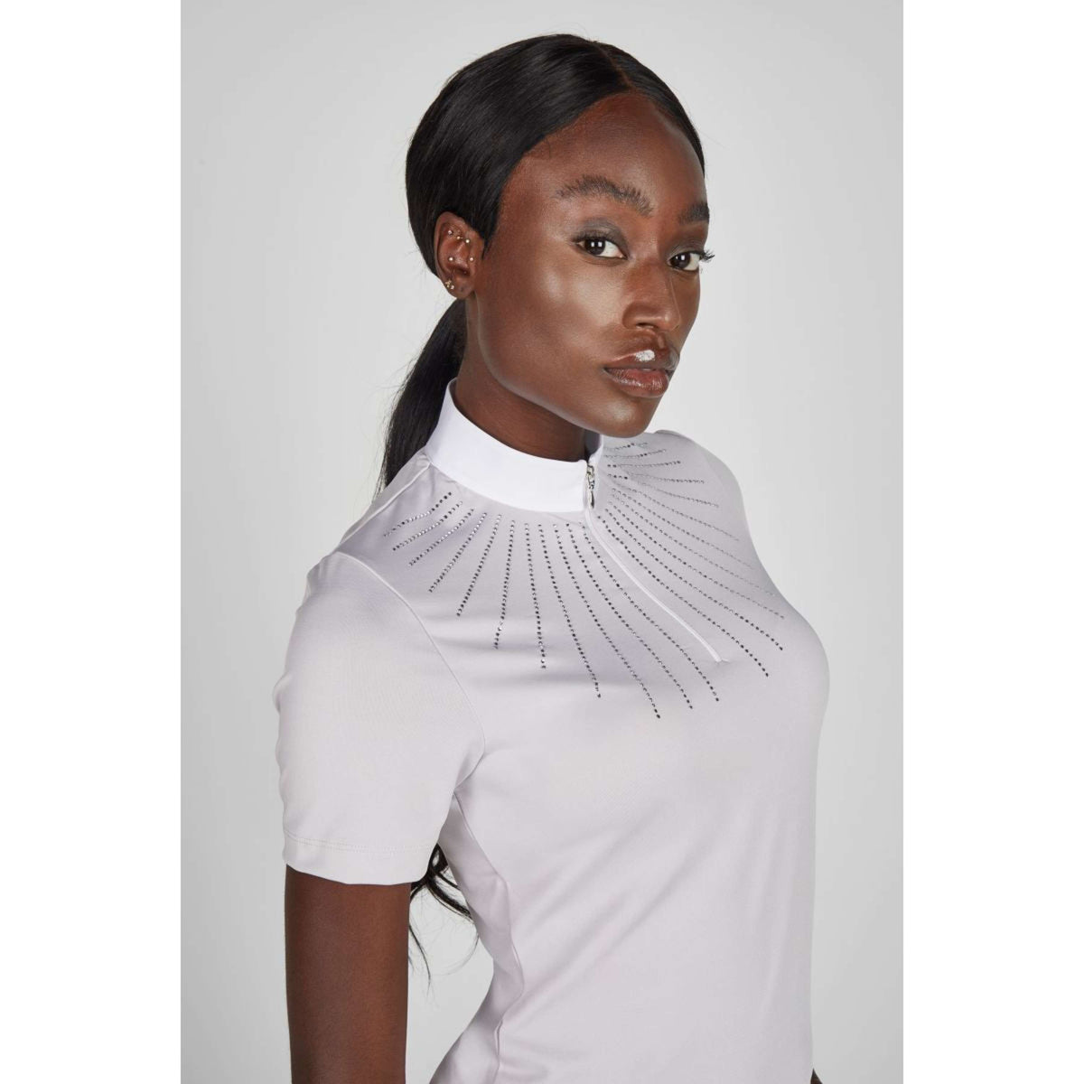 Pikeur T-shirt de Concours Strass SS26 Soft Lilac