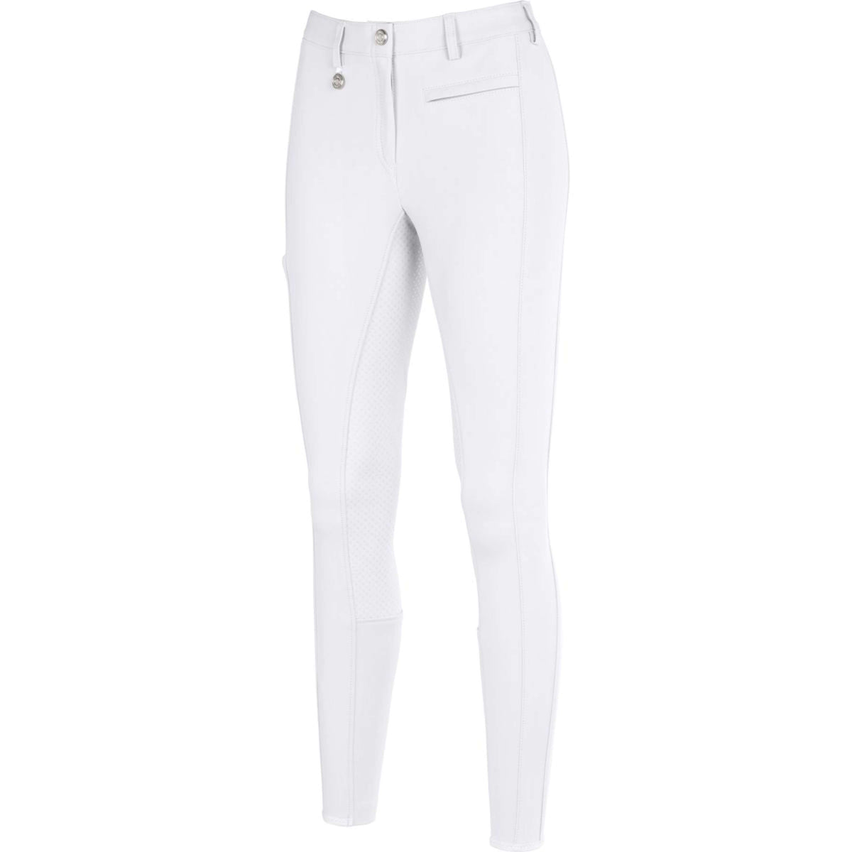 Pikeur Pantalon d'Équitation New Lugana 2 Full Grip Blanc