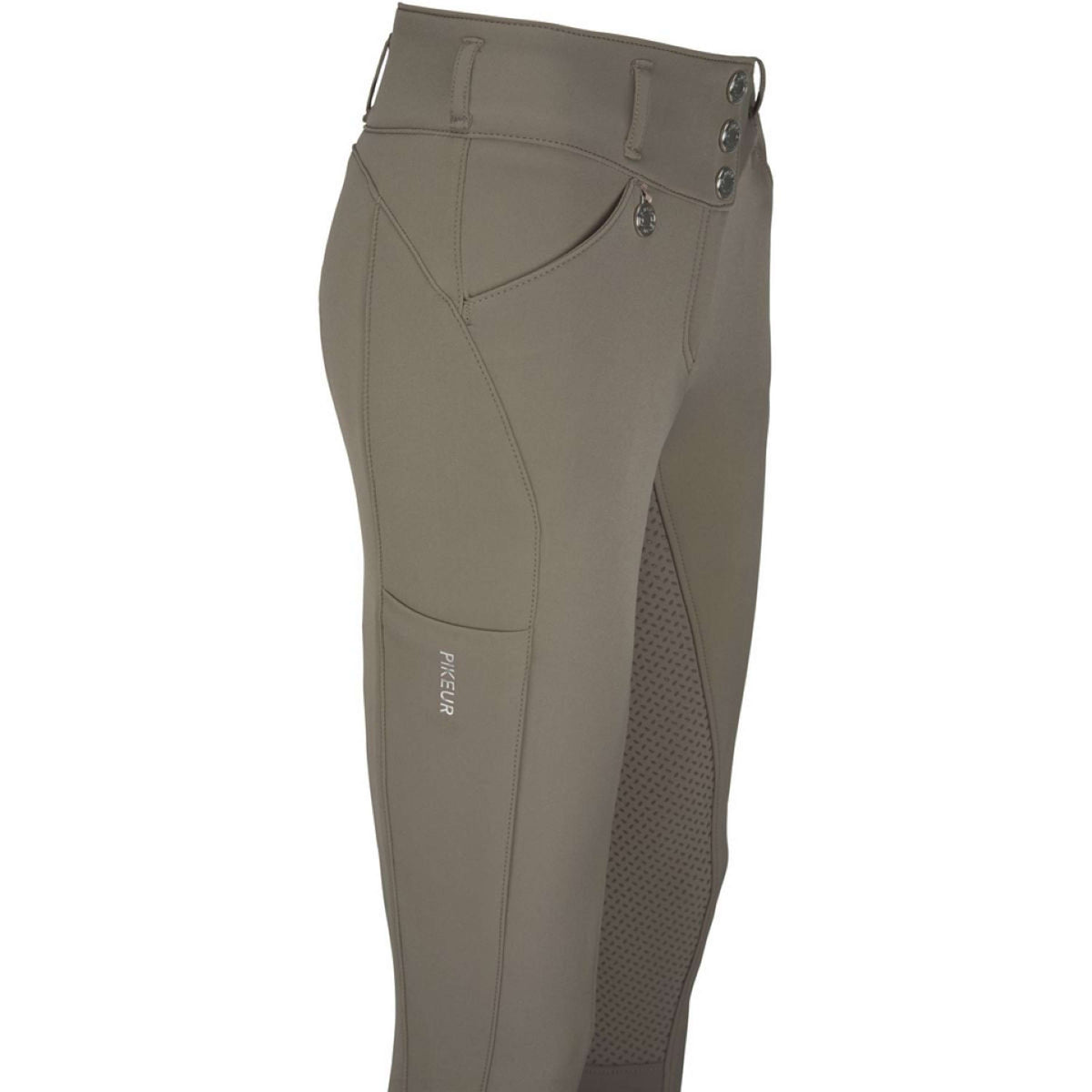 Pikeur Pantalon d'Équitation Highwaist Winter Full Grip Femme Noix