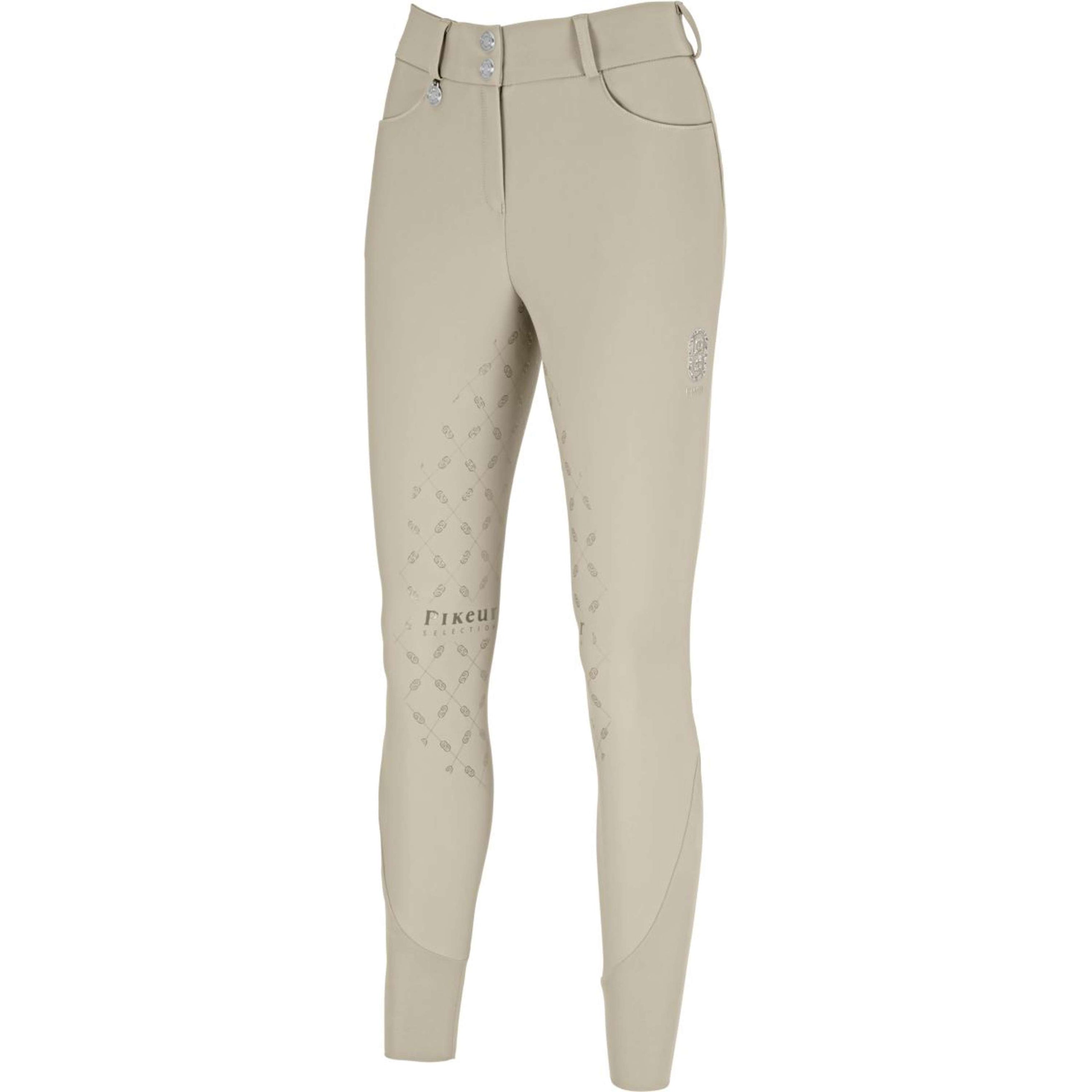 Pikeur Pantalon d'Équitation Ceelina SD SS26 Full Grip Pearl Gray