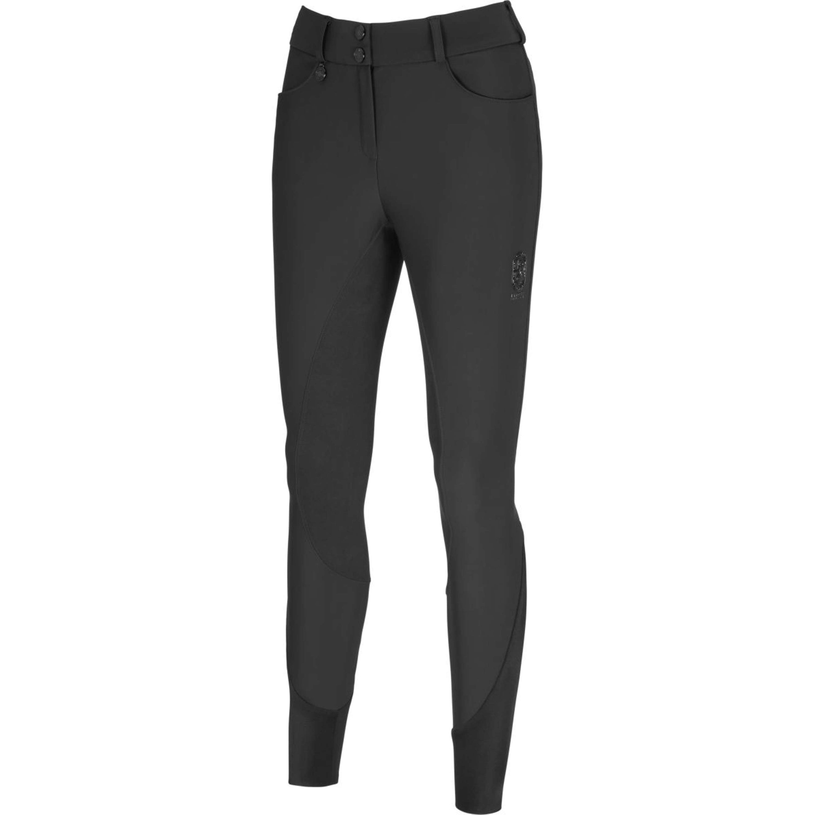 Pikeur Pantalon d'Équitation Ceelina Leather Seat SS26 Full Grip Noir