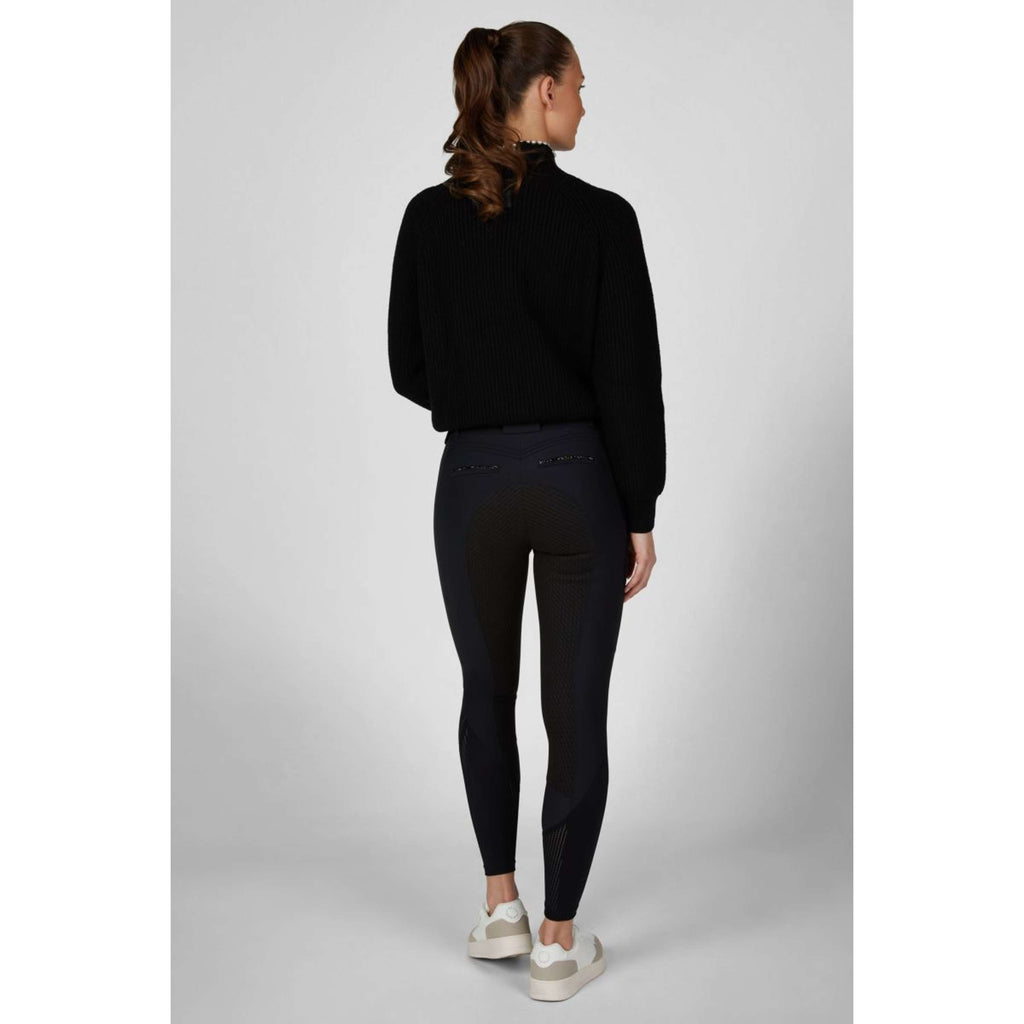 Pikeur Pantalon d'Équitation Ceelina GridTexLeather Highwaist Full Grip Noir