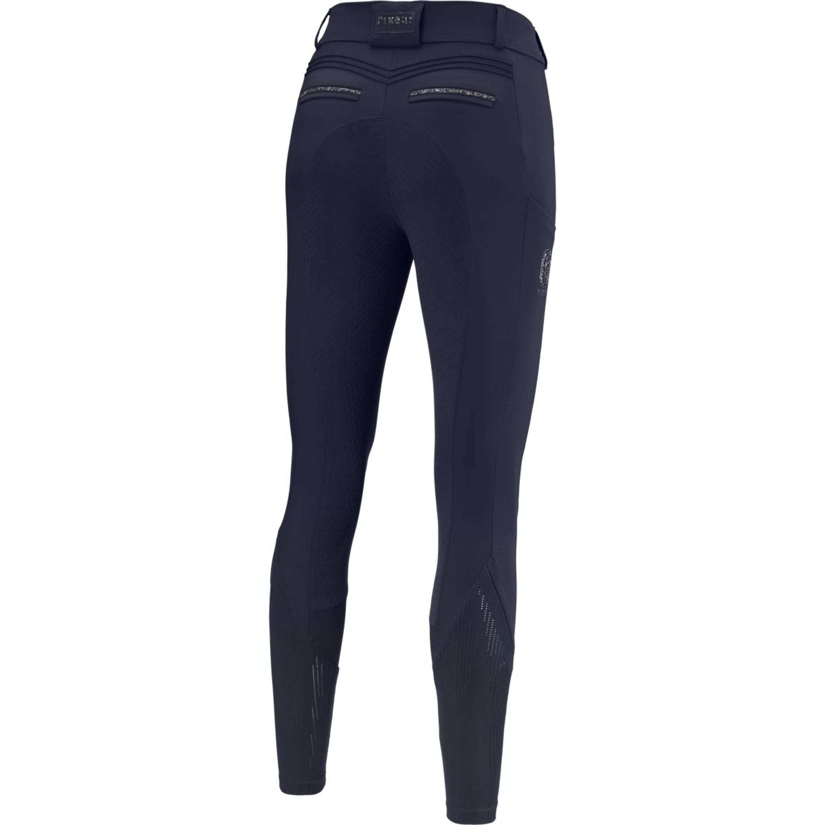 Pikeur Pantalon d'Équitation Ceelina GridTexLeather Highwaist Full Grip Nightblue Pikeur Pantalon d'Équitation Ceelina GridTexLeather Highwaist Full Grip Nightblue