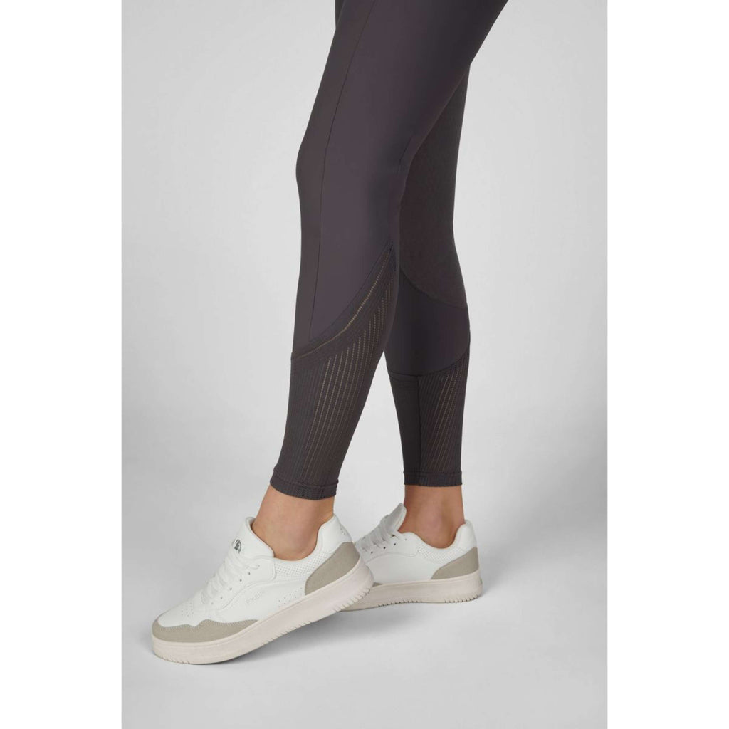 Pikeur Pantalon d'Équitation Ceelina GridTexLeather Highwaist Full Grip Basalt Grey
