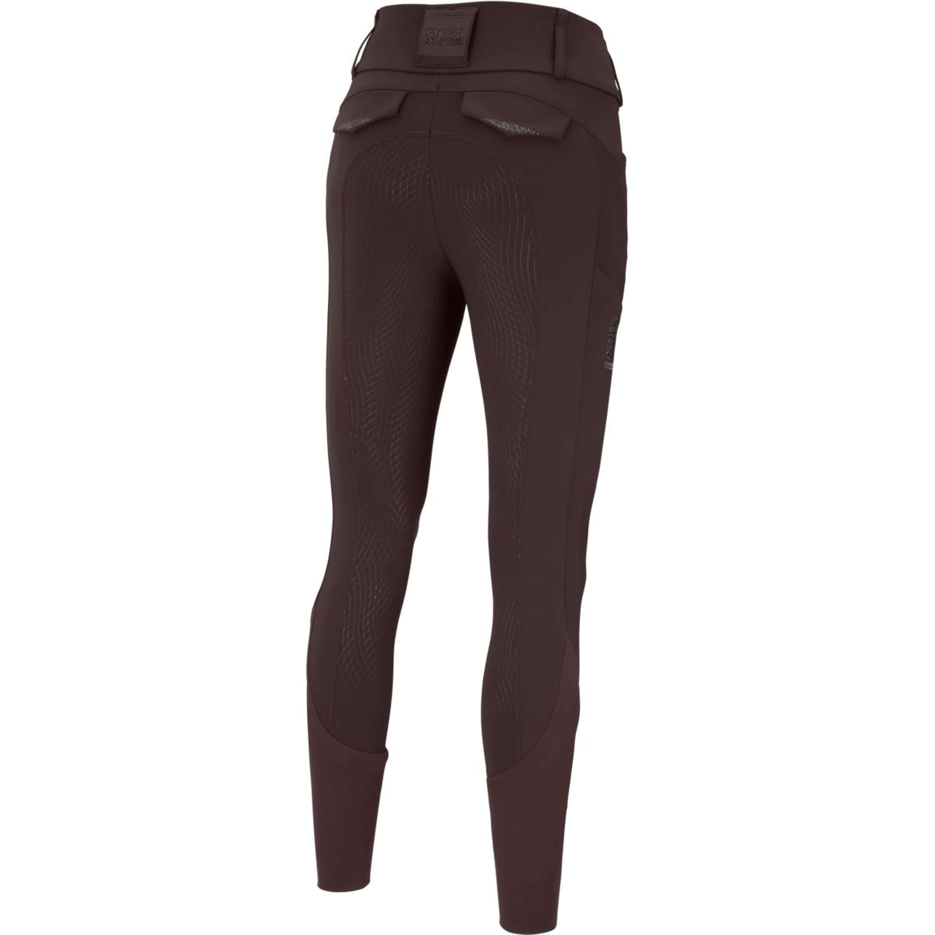 Pikeur Pantalon d'Équitation Cantira MatrixGripTec Highwaist Full Grip Marron chocolat