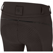 Pikeur Pantalon d'Équitation Midwaist Winter Full Grip Brocade Brown