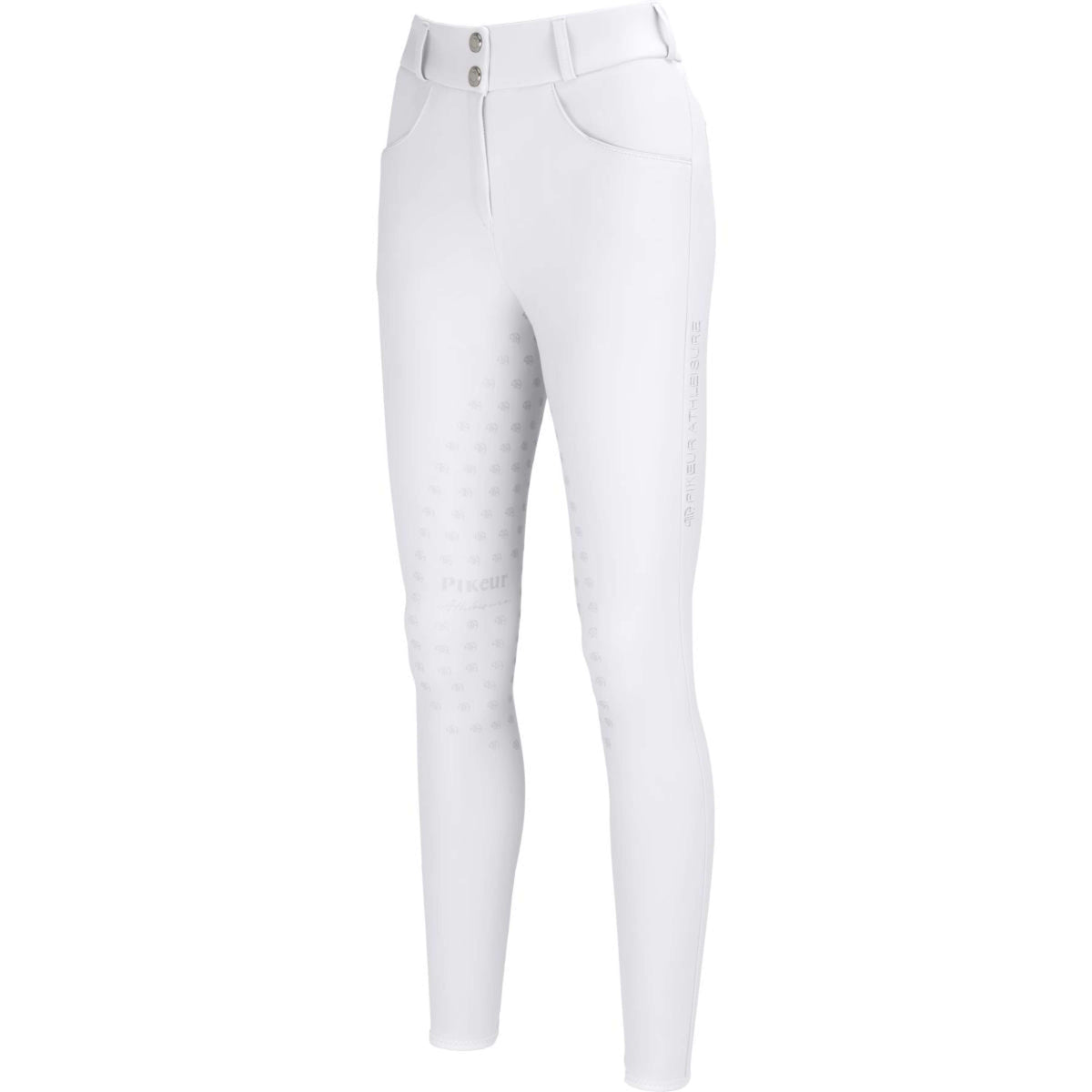 Pikeur Pantalon d'Équitation New 4 way stretch Full Grip Blanc