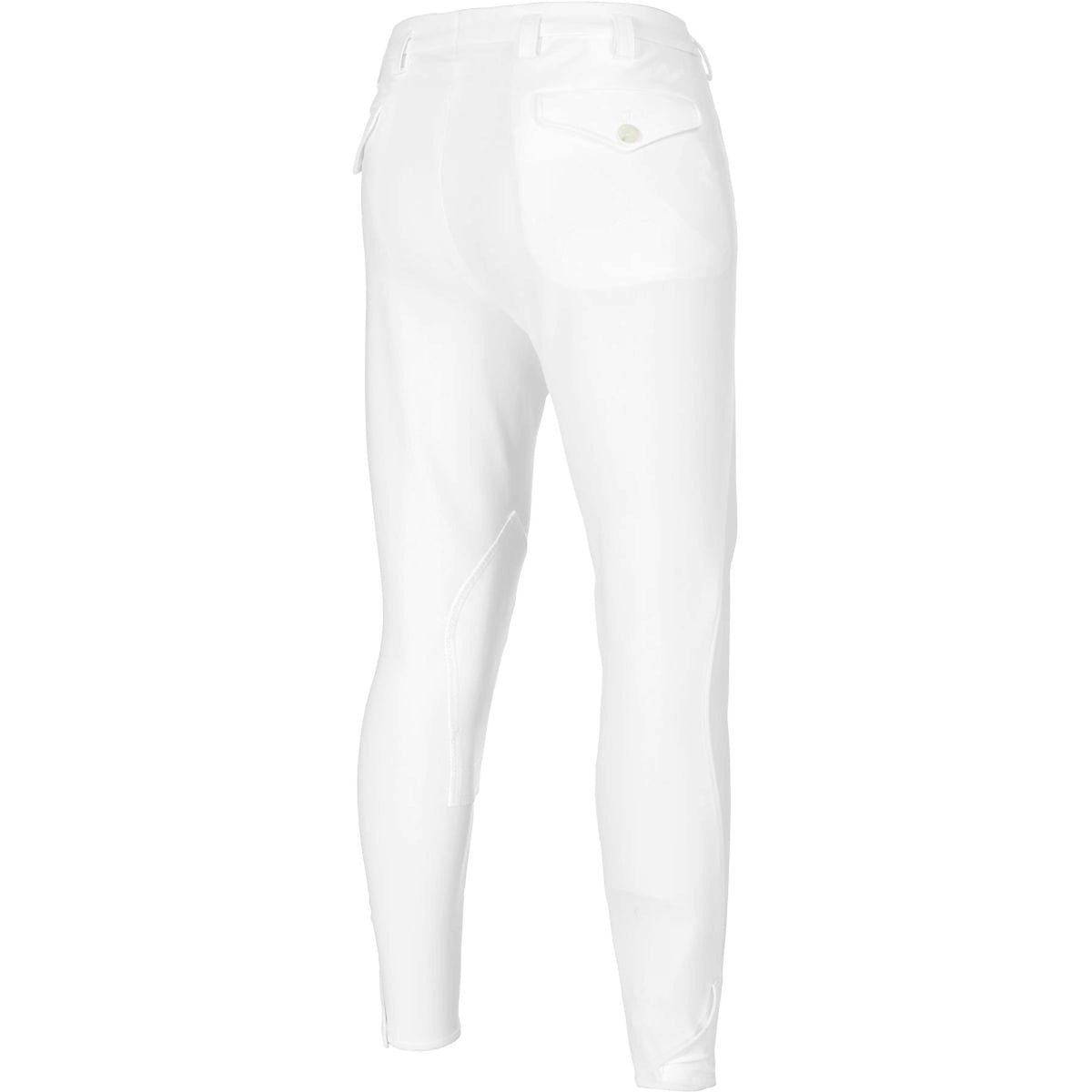 Pikeur Pantalon d'Équitation Rodrigo McCrown Prise de Genou Blanc