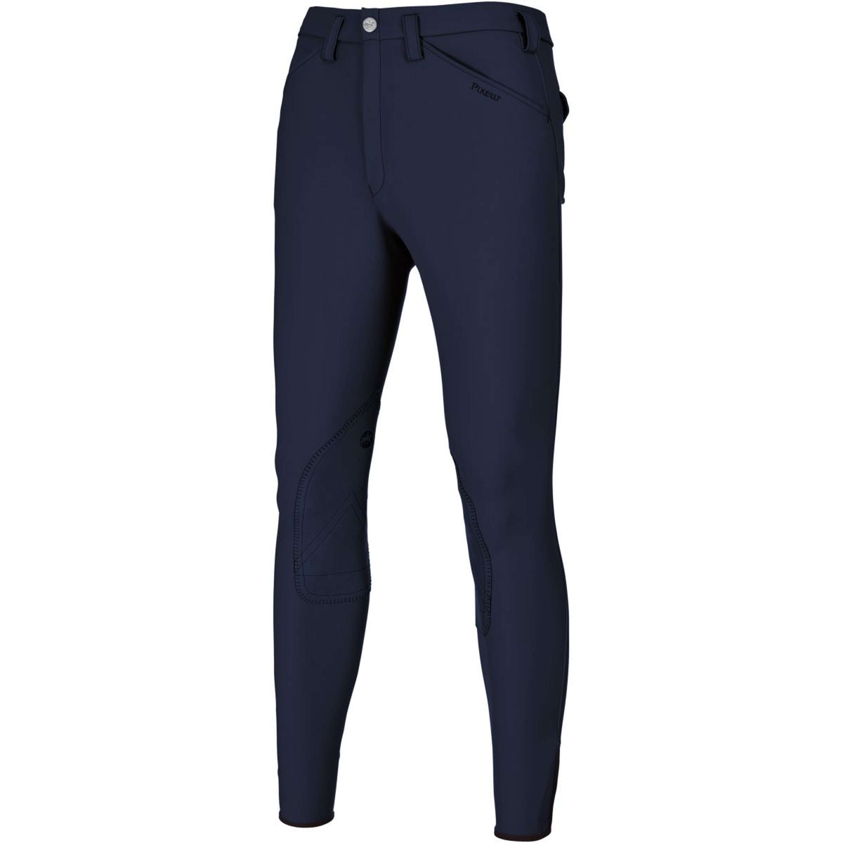 Pikeur Pantalon d'Équitation Rodrigo McCrown Prise de Genou Bleu Nuit