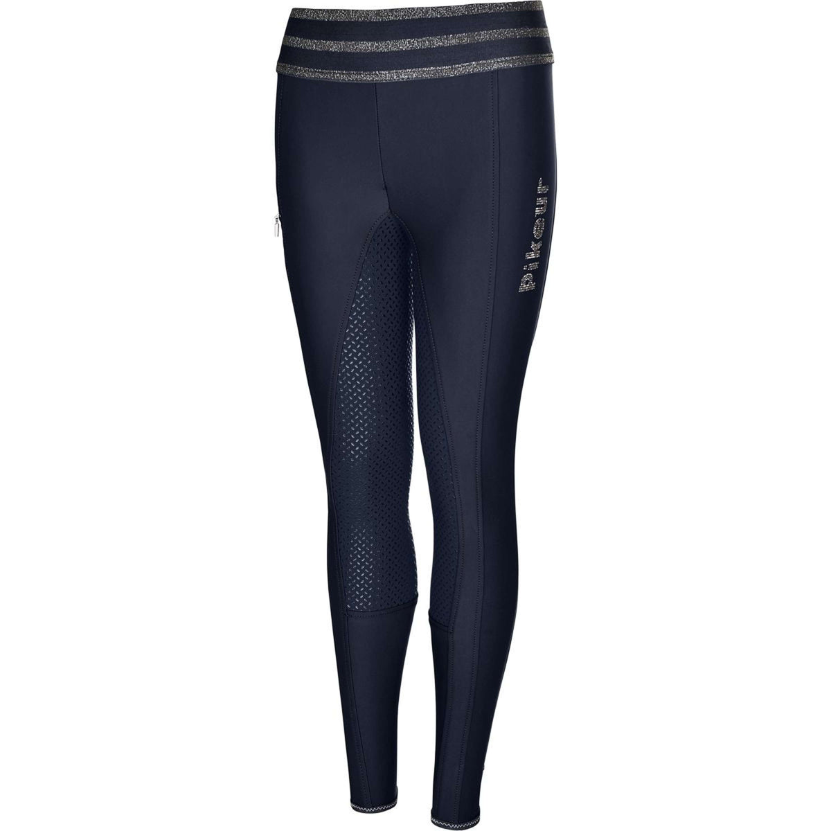 Pikeur Legging d'Équitation Ida Athleisure Full Grip Enfants Bleu Nuit