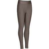 Pikeur Legging d'Équitation Ida Athleisure Full Grip Enfants Taupe