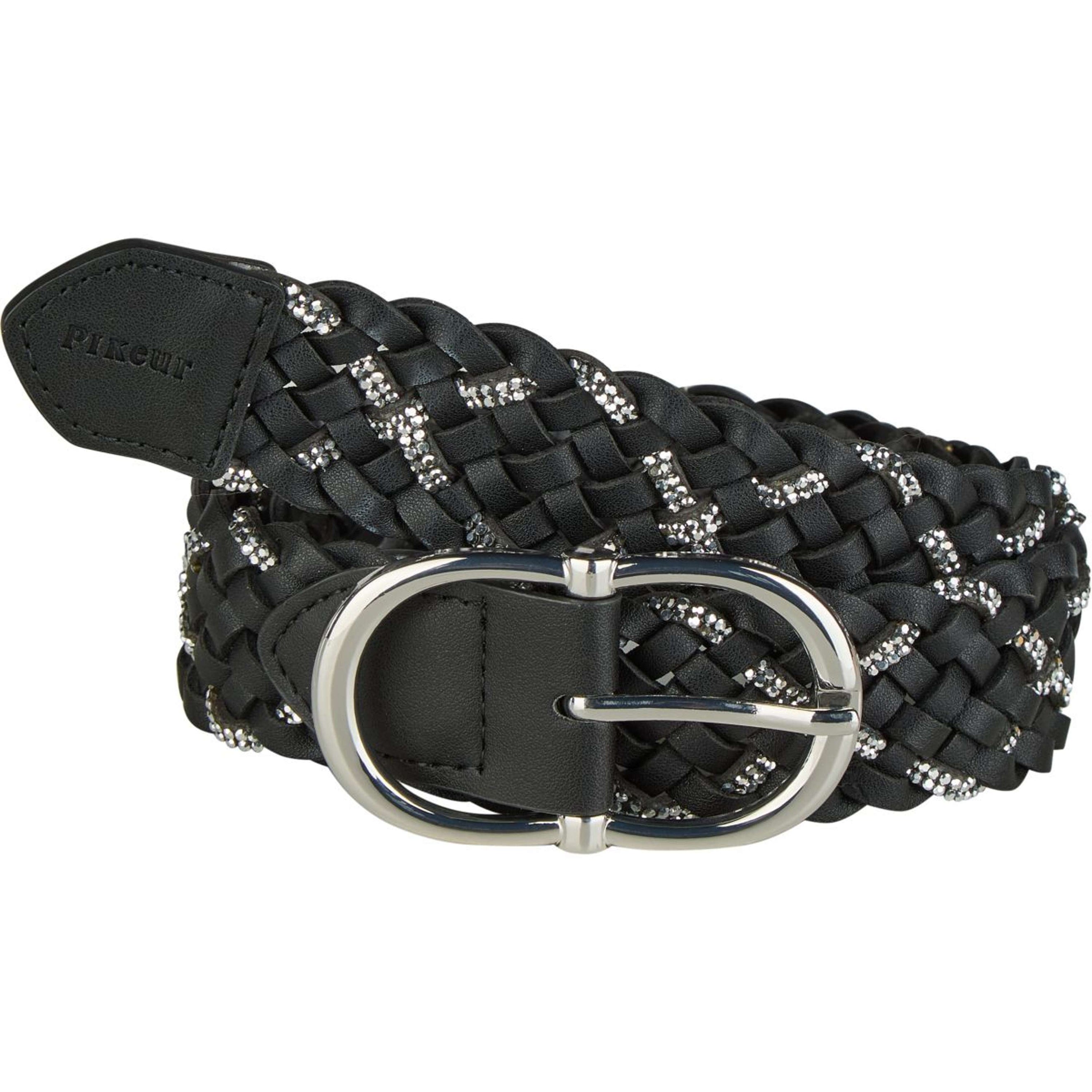 Pikeur Ceinture Braided SS26 Black/Silver