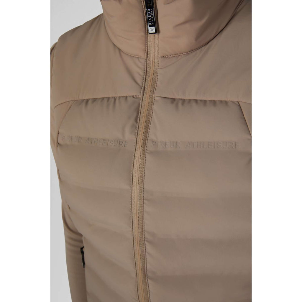 Pikeur Bodychauffant Quilted FlexVest Athleisure AW26 Mocha Cream