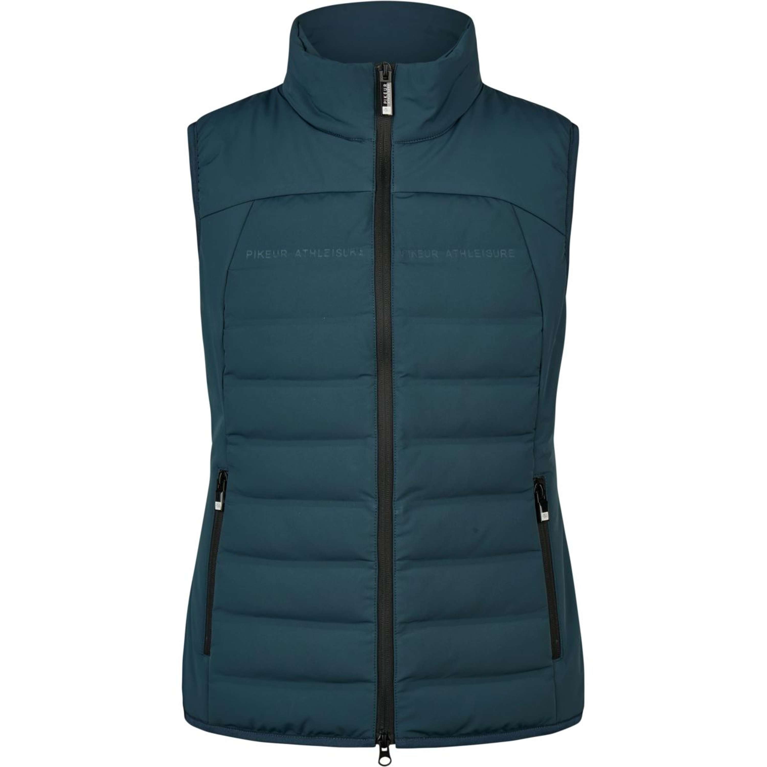 Pikeur Bodychauffant Quilted FlexVest Athleisure AW26 Pine Green