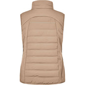 Pikeur Bodychauffant Quilted FlexVest Athleisure AW26 Mocha Cream