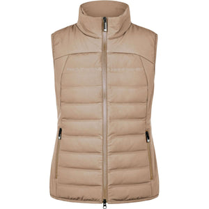 Pikeur Bodychauffant Quilted FlexVest Athleisure AW26 Mocha Cream