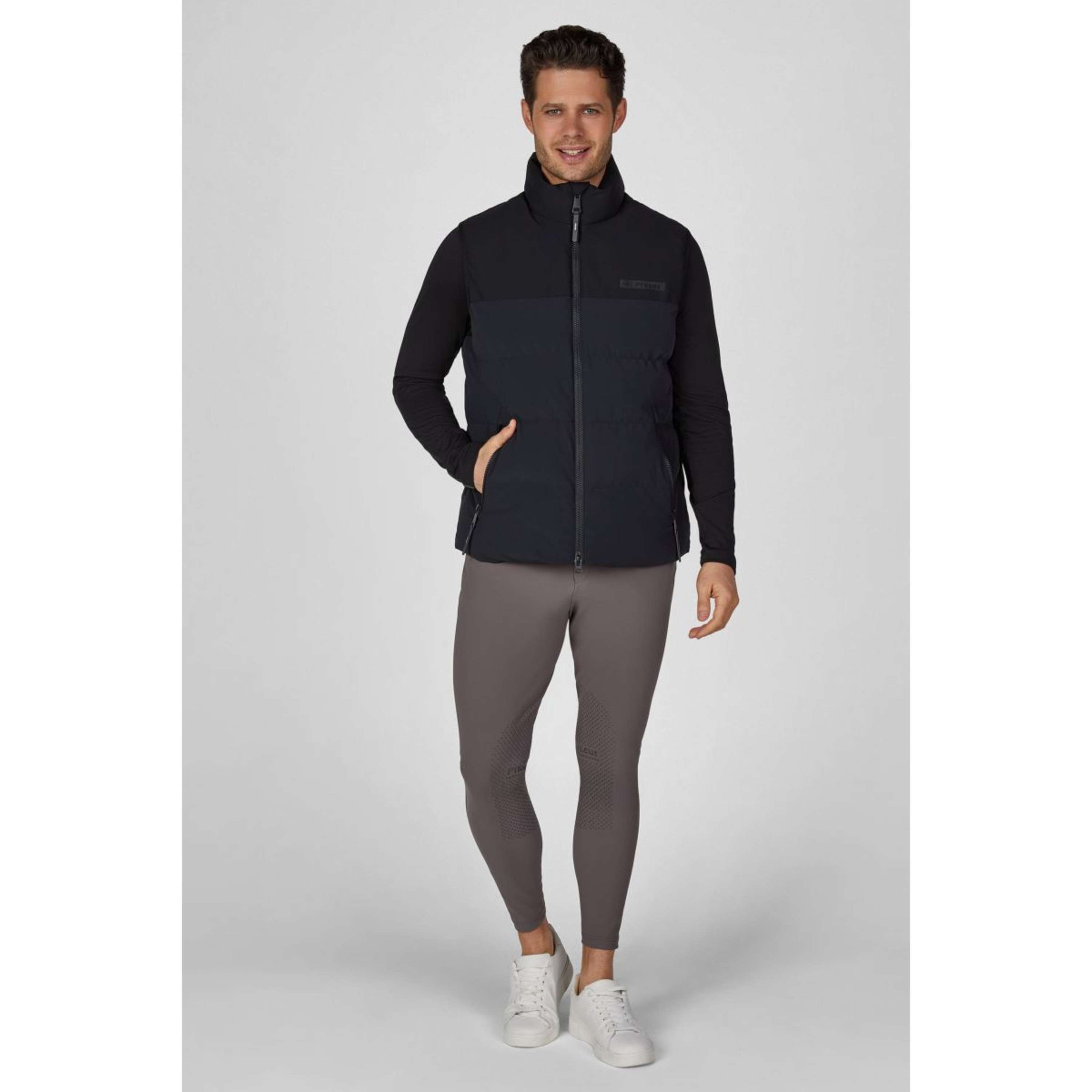 Pikeur Bodychauffant Quilted Athleisure AW26 Hommes Noir