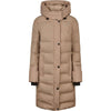 Pikeur Veste Longue Quilted Raincoat Athleisure AW26 Mocha Cream