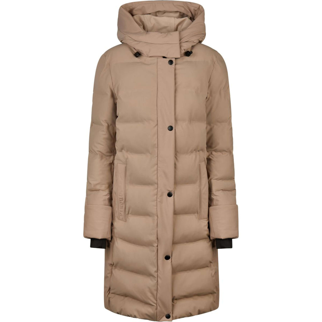 Pikeur Veste Longue Quilted Raincoat Athleisure AW26 Mocha Cream