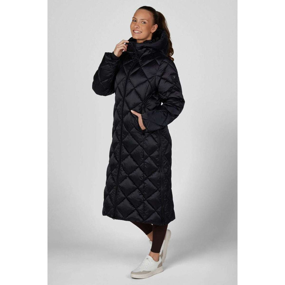 Pikeur Veste Longue QuiltDiamond Selection AW26 Noir